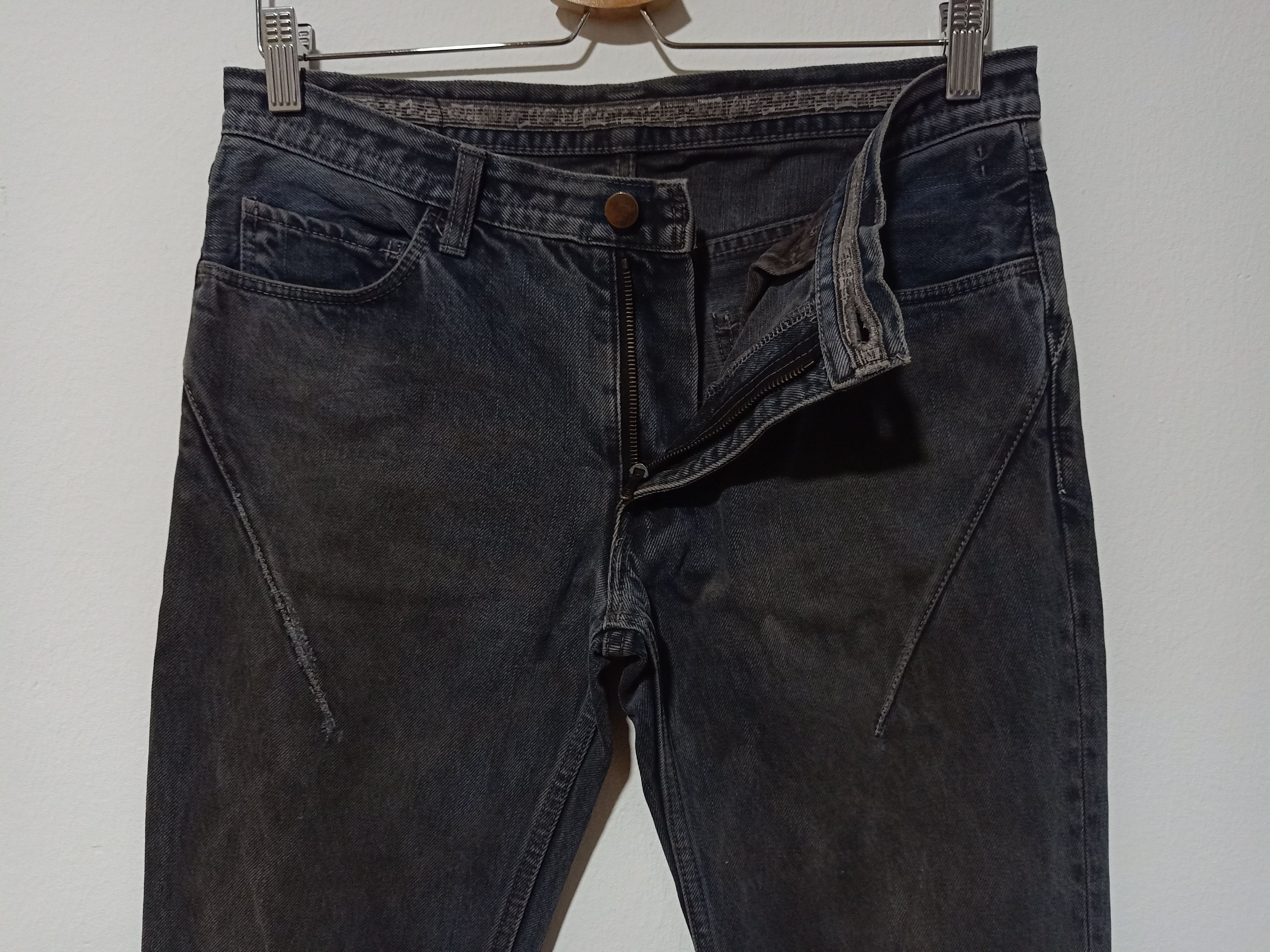 Number (N)ine NUMBER NINE DISTRESSED BLACK WAX FADED DENIM. Size US 31 - 3 Thumbnail