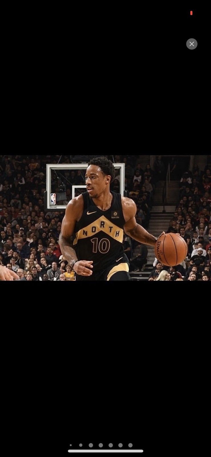 NBA × Nike Nike NBA North DeRozan 10 Black Jersey Size US S / EU 44-46 / 1 - 1 Thumbnail