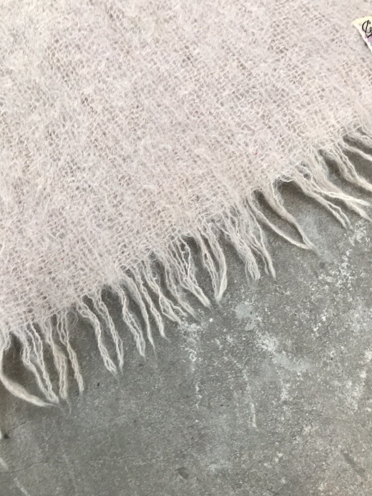 Vintage Mohair Glentana Vintage Scarf 80s Scotland Size ONE SIZE - 5 Thumbnail