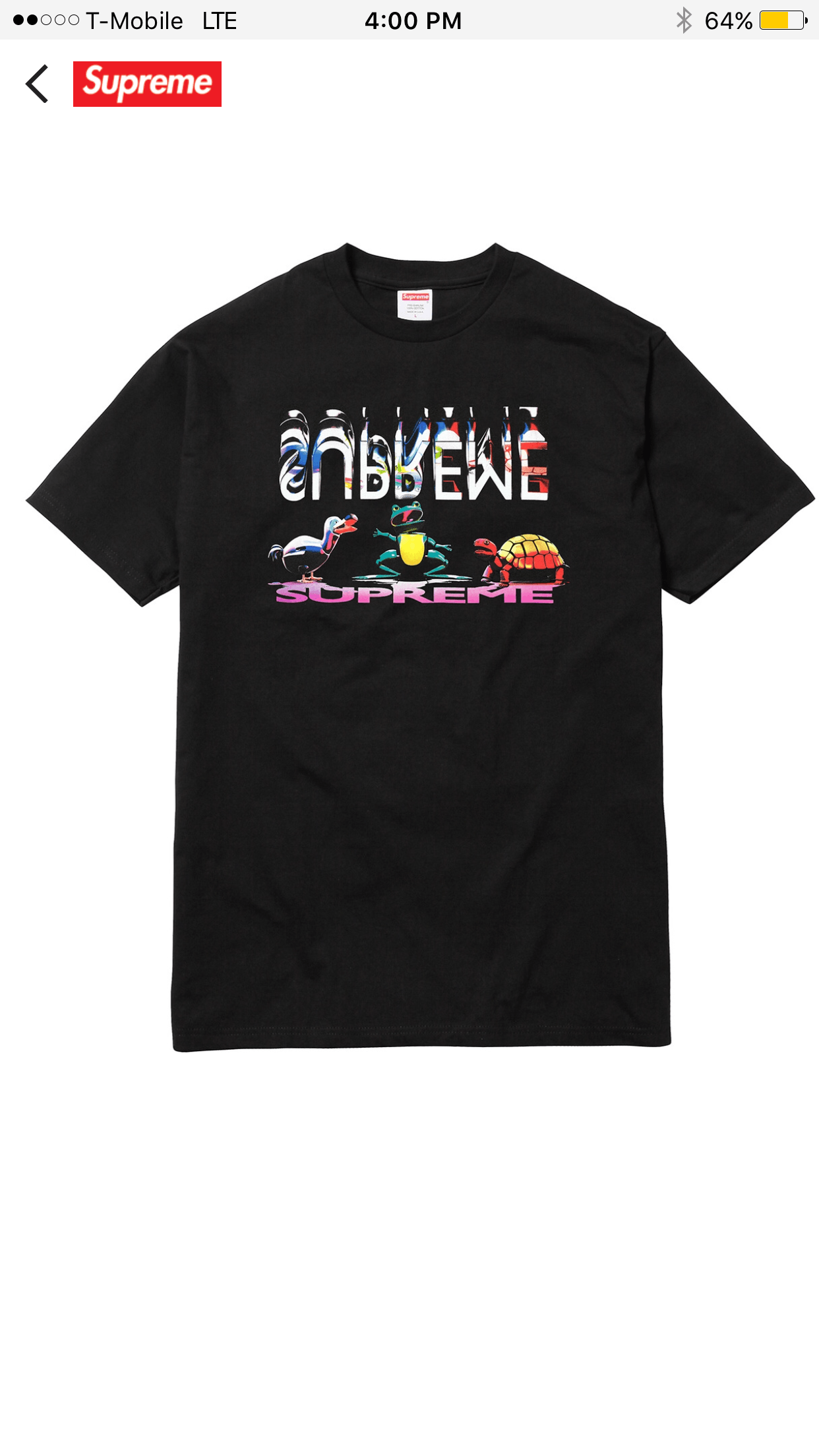 Supreme ANIMAL FRIENDS TEE Grailed