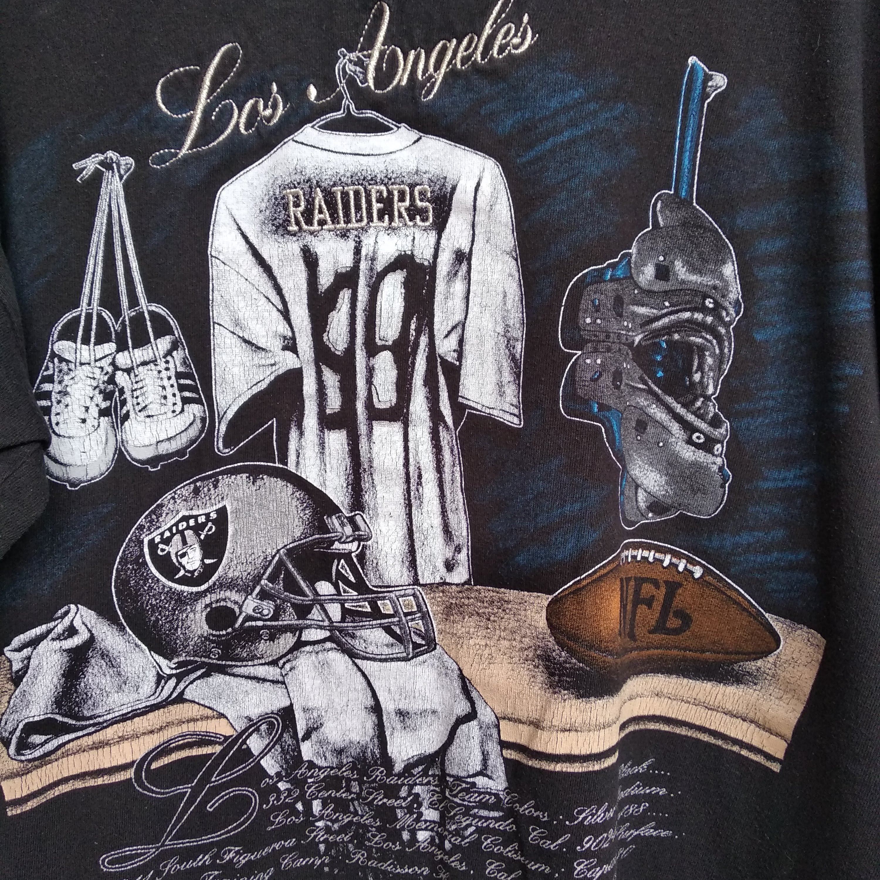 Nutmeg Vintage t-shirt Raiders Nutmeg Mills Size US XL / EU 56 / 4 - 2 Thumbnail