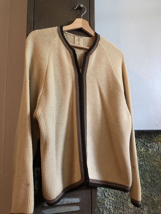 Vintage Vintage 50s SKM Penguin Knit Zip Up Cardigan | Grailed