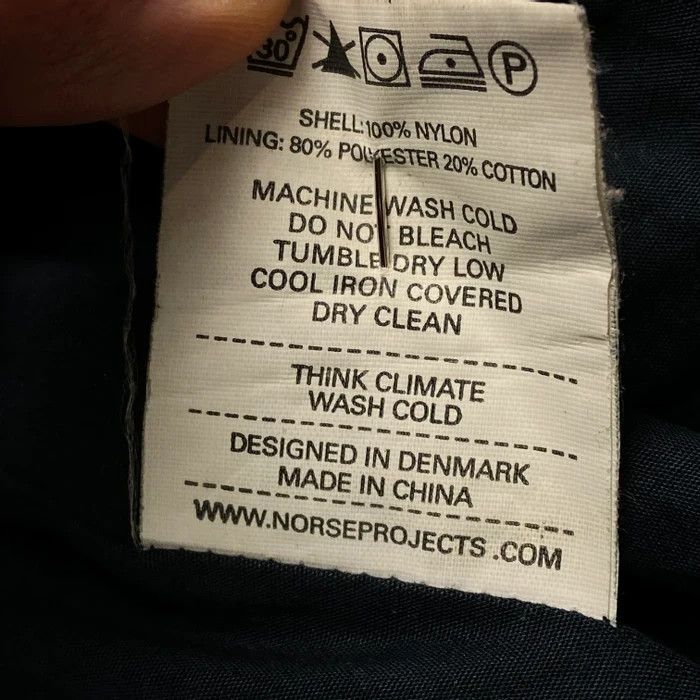 Norse Projects Mens Bomber Jacket Norse Project Size XL Nylon Size US XL / EU 56 / 4 - 11 Thumbnail