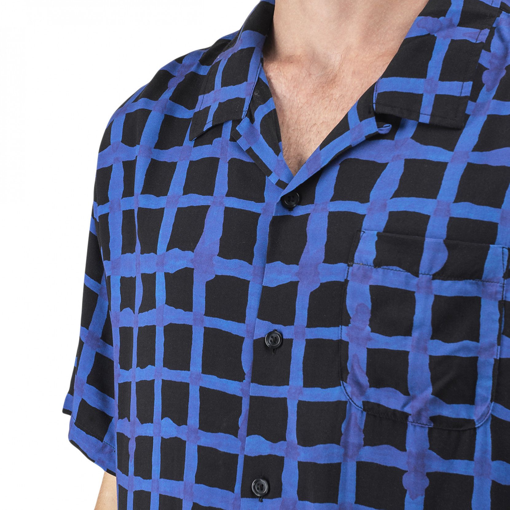 Stussy Stussy Hand Drawn Grid Shirt (RARE) - MEDIUM Size US M / EU 48-50 / 2 - 2 Thumbnail