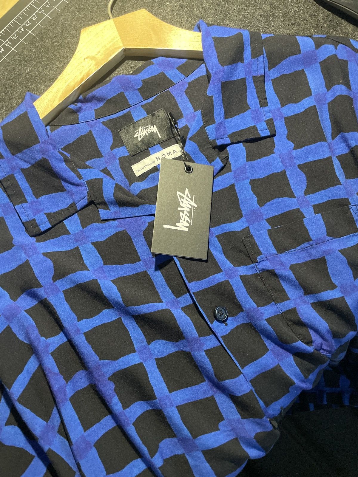 Stussy Stussy Hand Drawn Grid Shirt (RARE) - MEDIUM Size US M / EU 48-50 / 2 - 6 Thumbnail