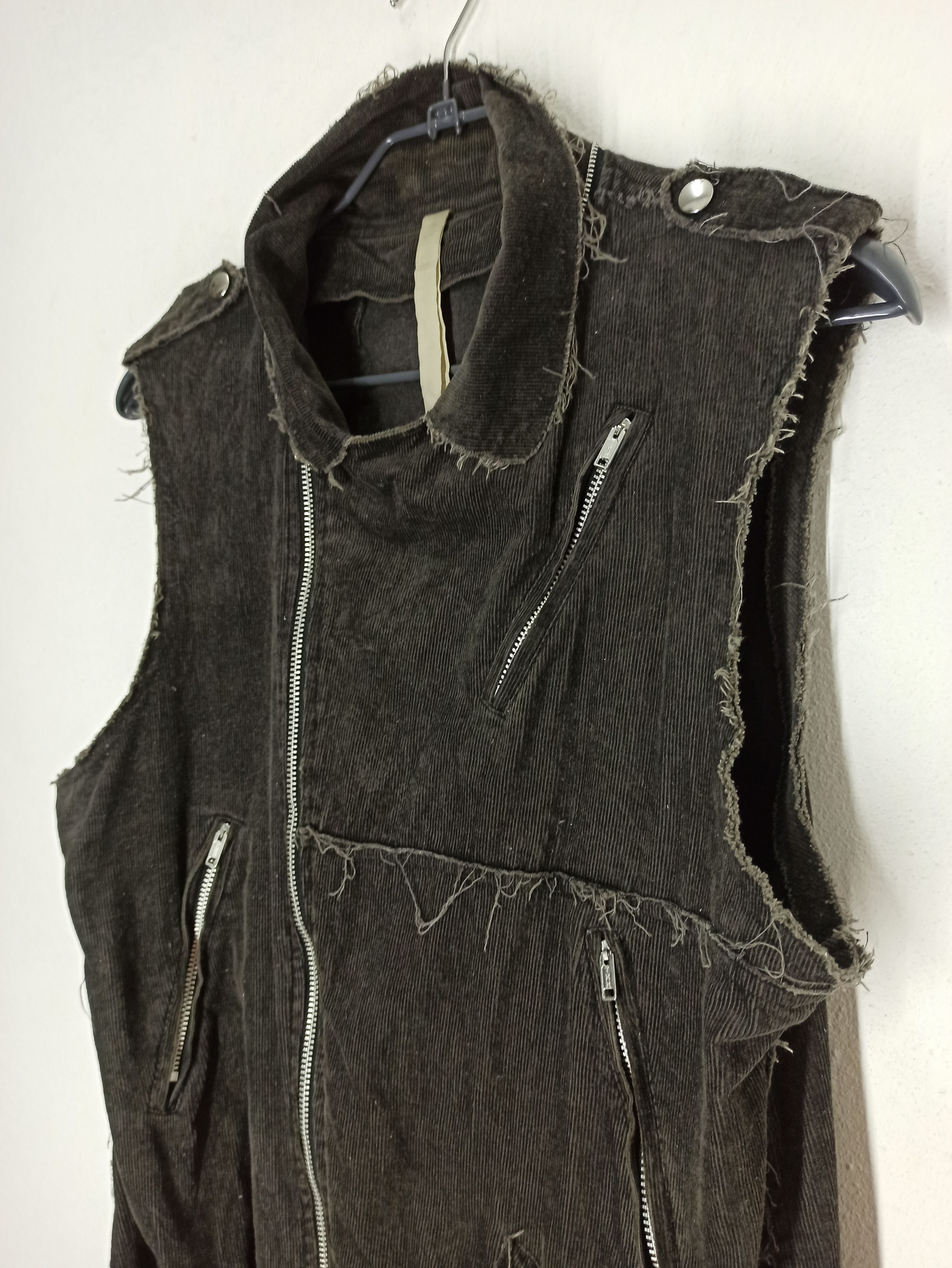 Japanese Brand Random Production Distresses Corduroy Jacket Rugged Design Size US L / EU 52-54 / 3 - 2 Thumbnail