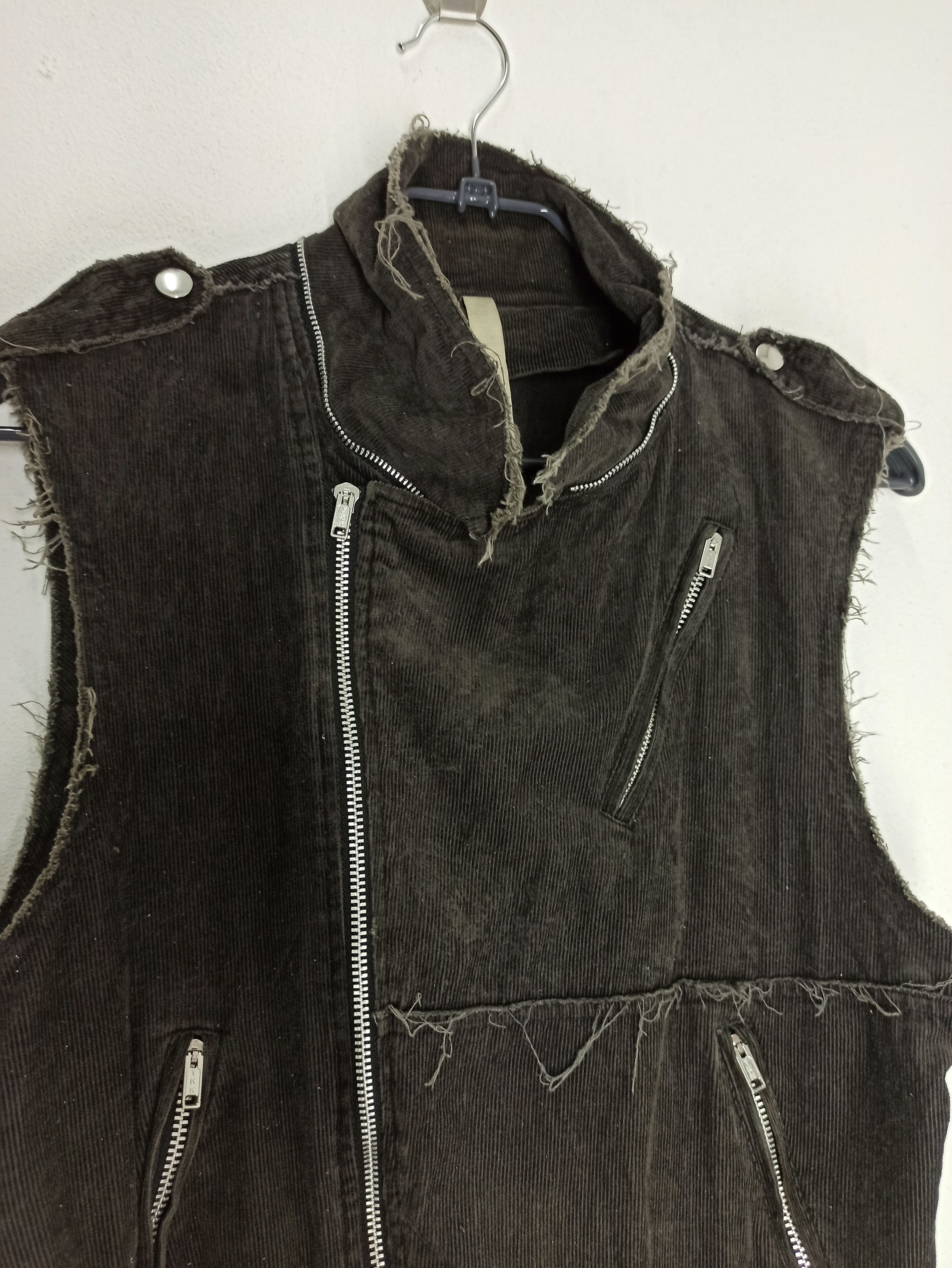 Japanese Brand Random Production Distresses Corduroy Jacket Rugged Design Size US L / EU 52-54 / 3 - 5 Thumbnail