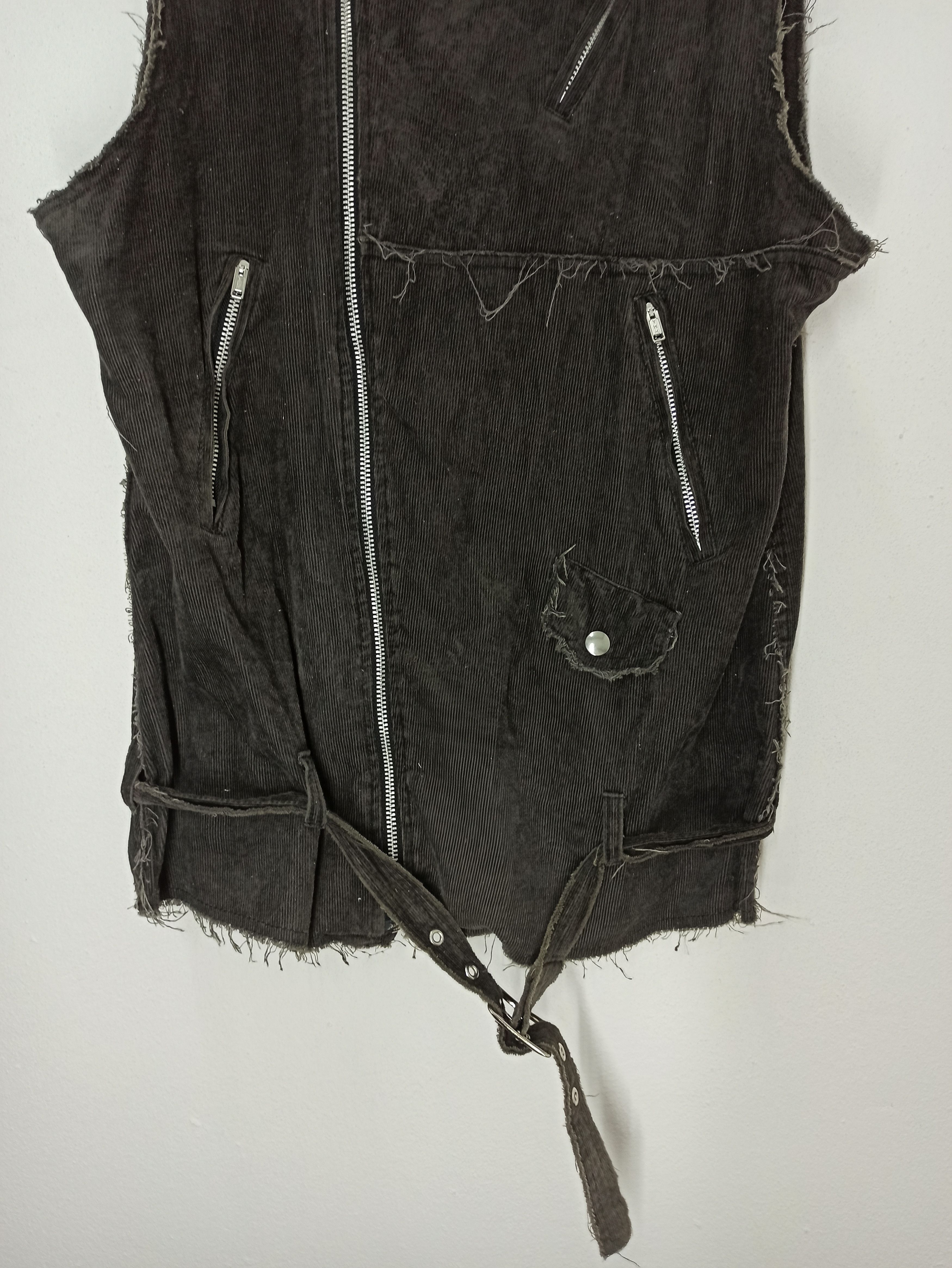 Japanese Brand Random Production Distresses Corduroy Jacket Rugged Design Size US L / EU 52-54 / 3 - 6 Thumbnail