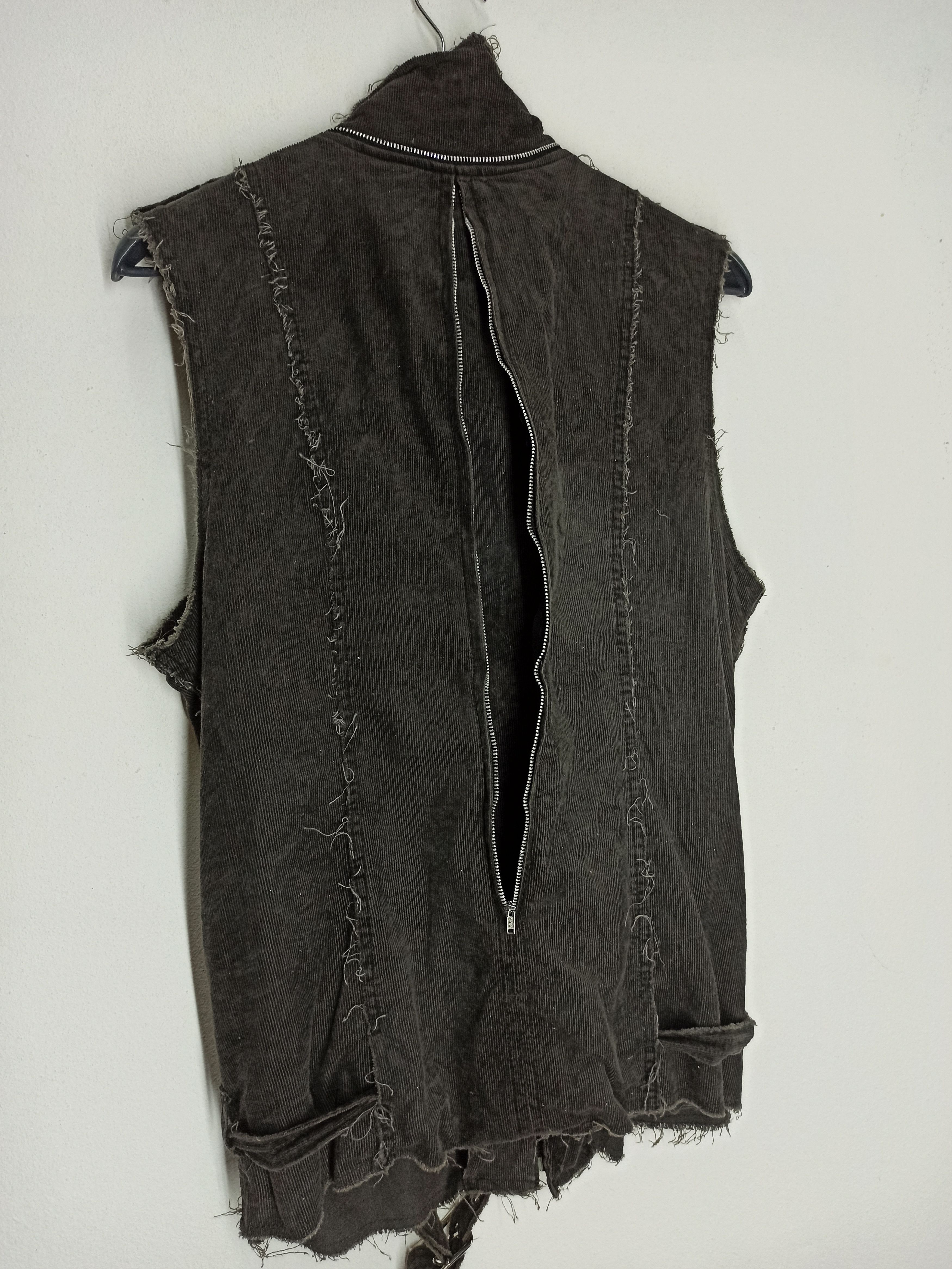 Japanese Brand Random Production Distresses Corduroy Jacket Rugged Design Size US L / EU 52-54 / 3 - 7 Thumbnail