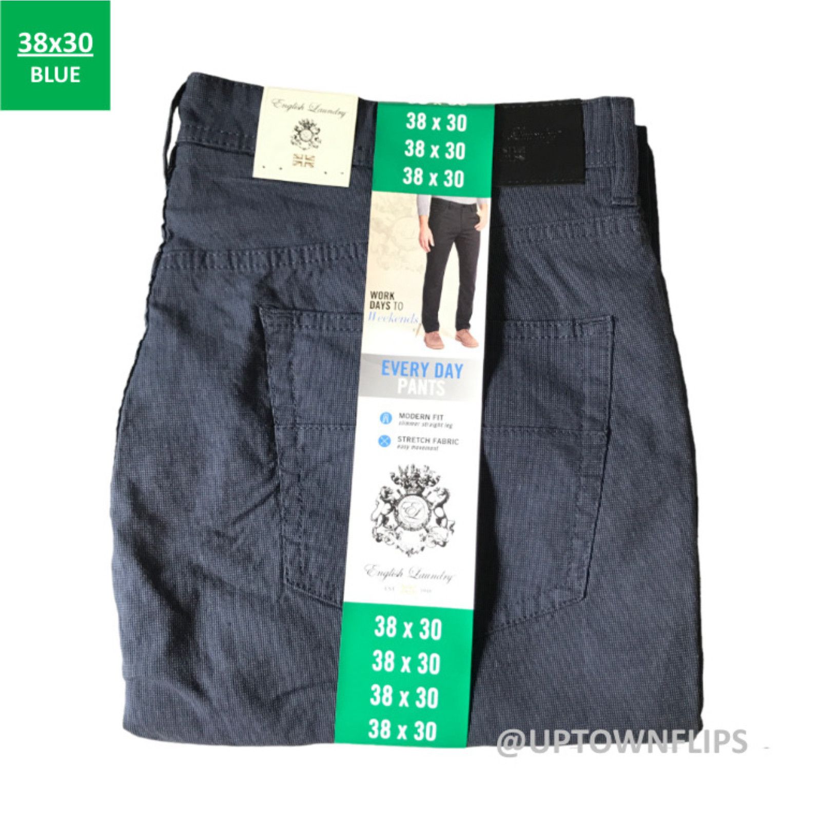 ENGLISH LAUNDRY Blue Long Coat EL84-52-410 main image 1