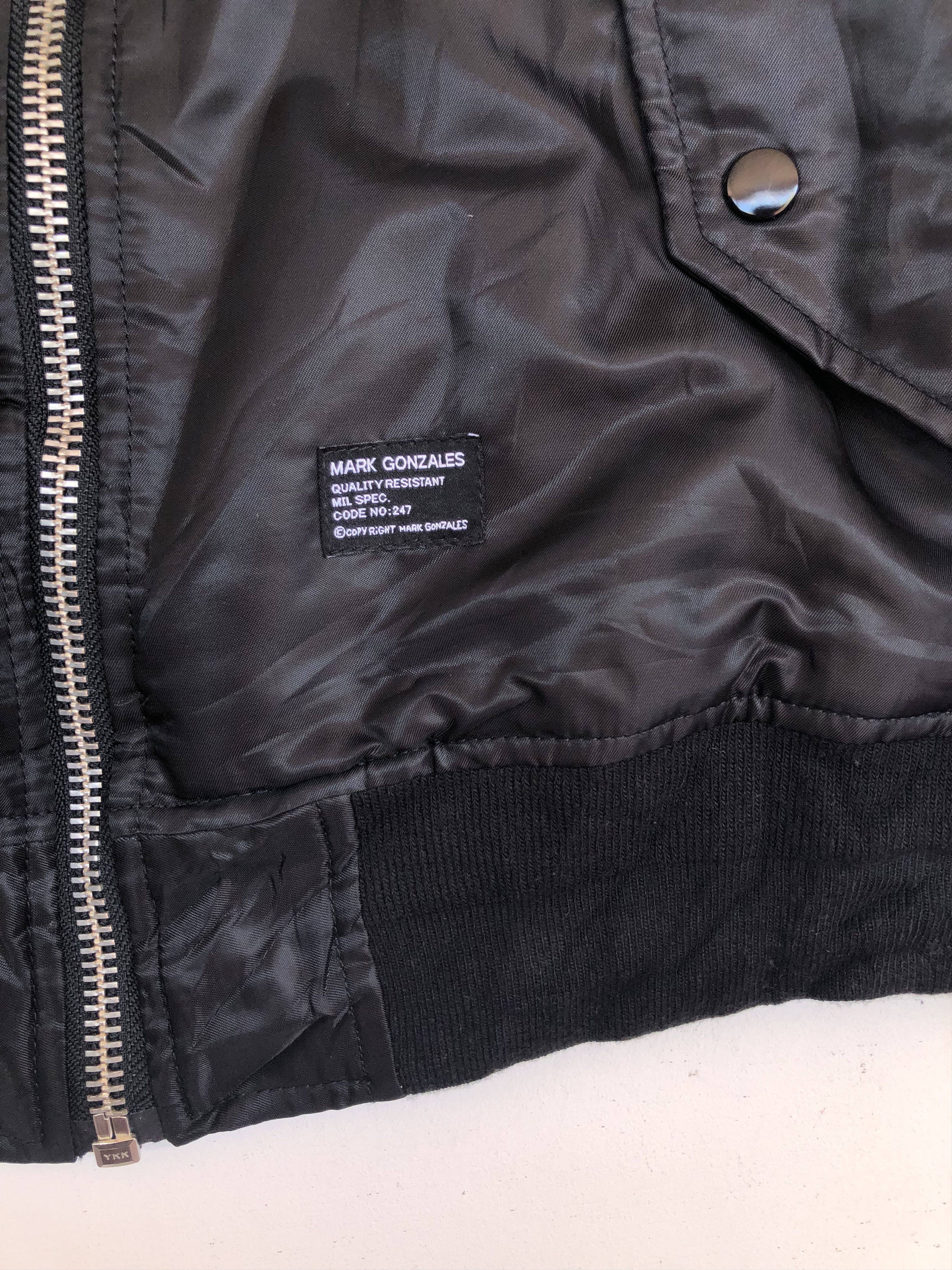 Japanese Brand RARE🔥SKATER MARK GONZALEZ “NOT A LOVER” MA 1 FLIGHT JACKET Size US L / EU 52-54 / 3 - 9 Thumbnail