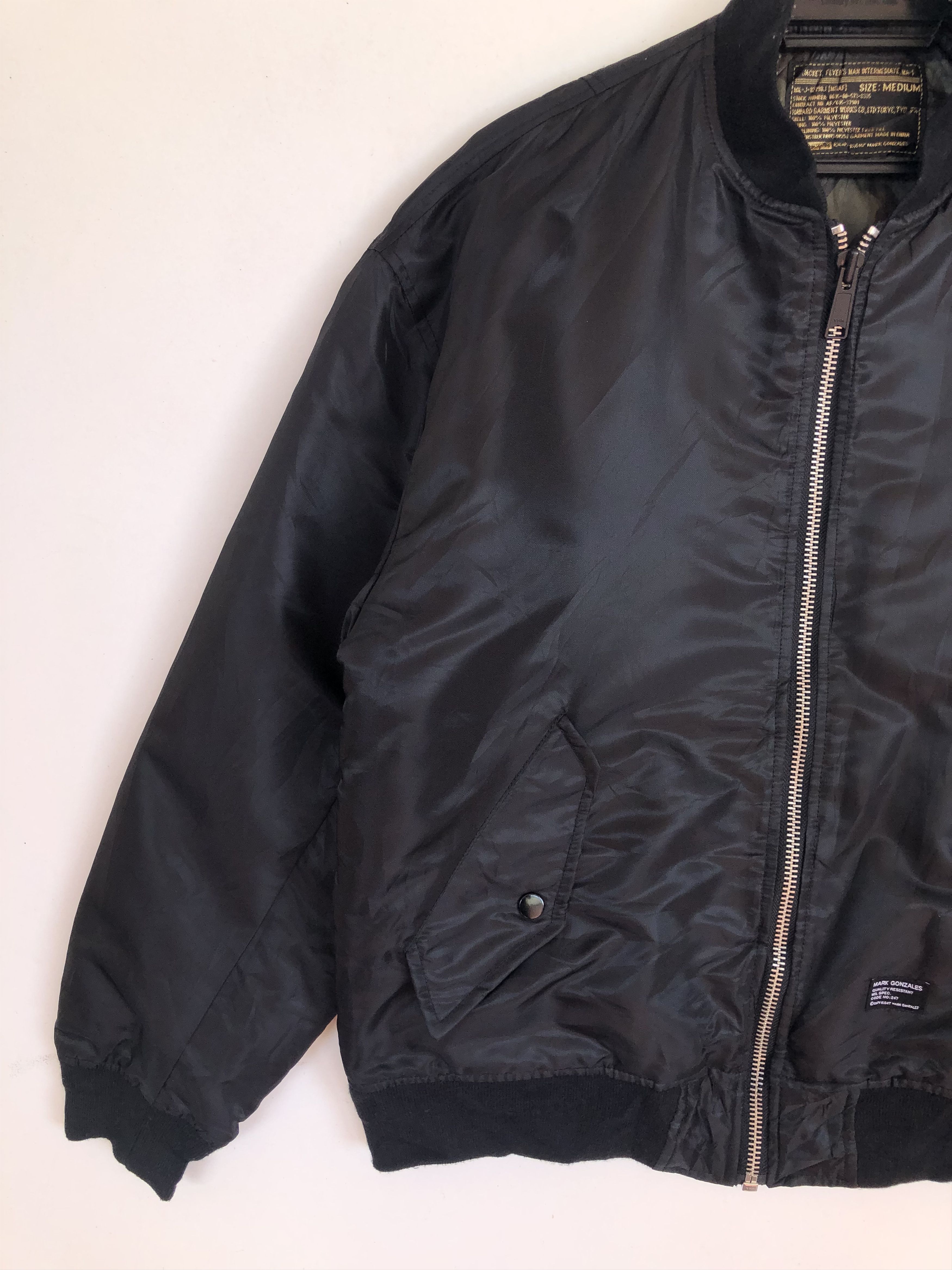 Japanese Brand RARE🔥SKATER MARK GONZALEZ “NOT A LOVER” MA 1 FLIGHT JACKET Size US L / EU 52-54 / 3 - 7 Thumbnail