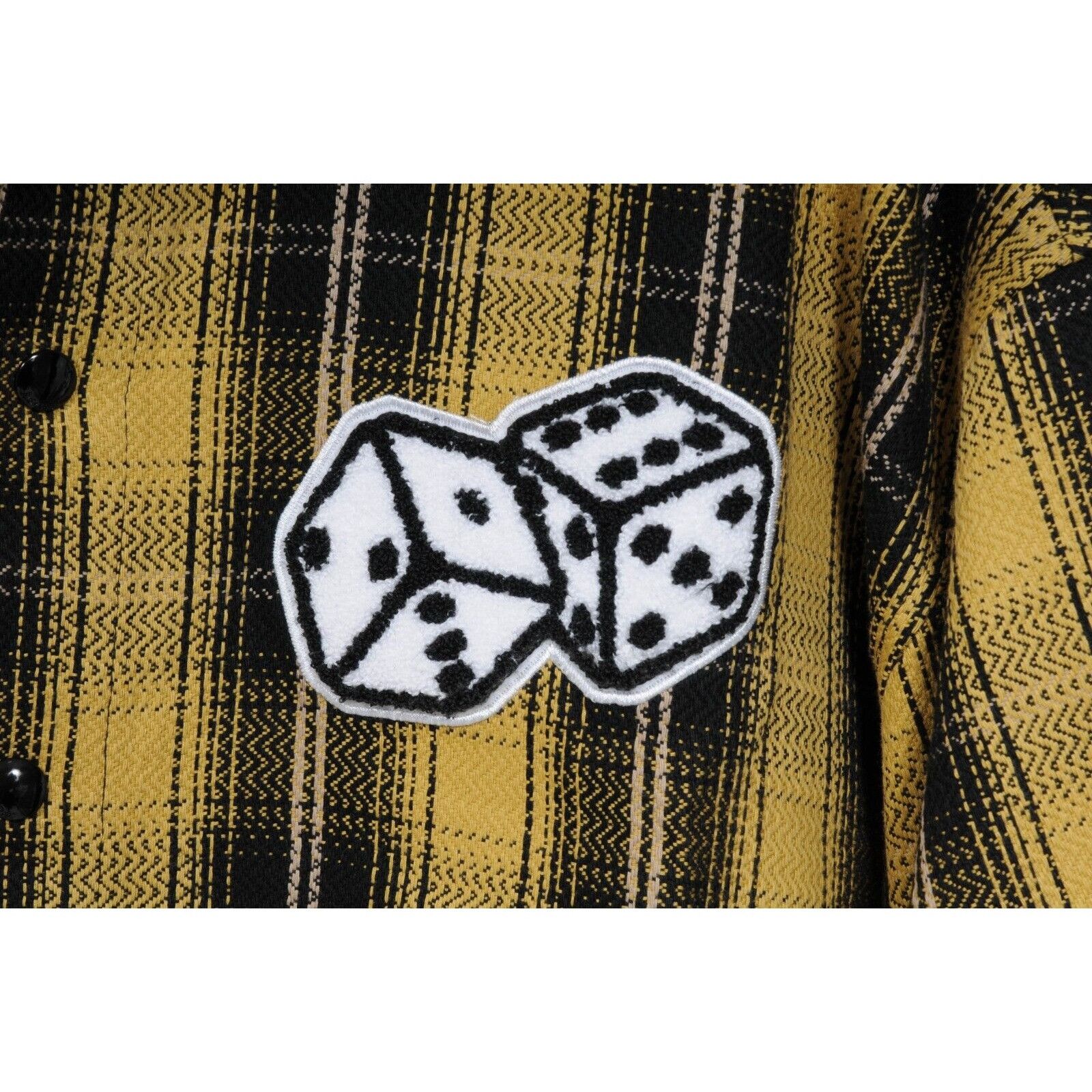 Just Don The Dealers Button Down Shirt Yellow Black Plaid - 01079 Size US M / EU 48-50 / 2 - 3 Thumbnail