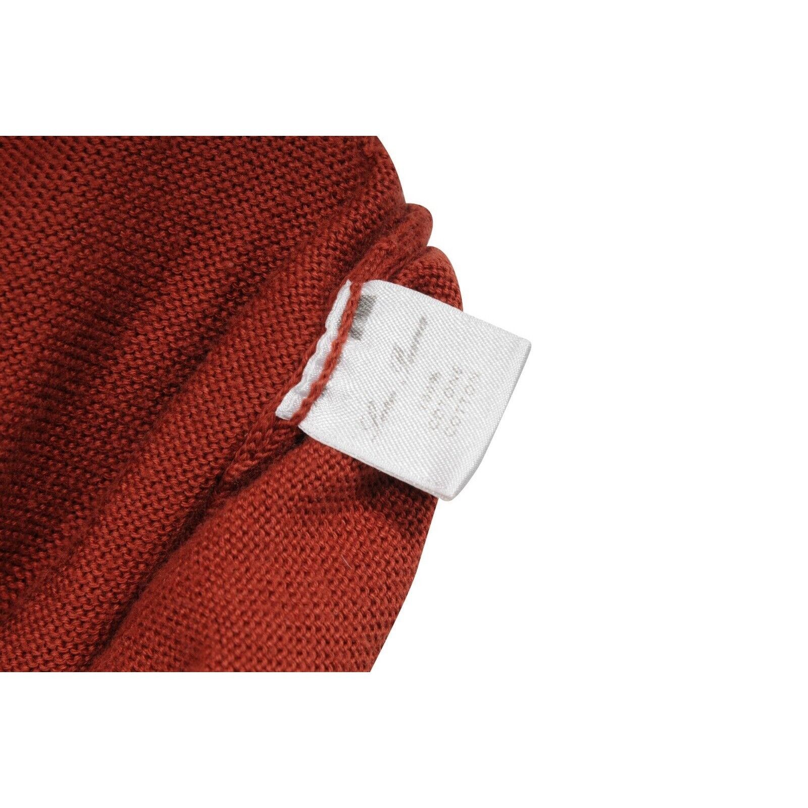 Loro Piana 3/4 Zip Turtleneck Sweater 50 Burnt Orange Pullover - 01087 Size US M / EU 48-50 / 2 - 7 Thumbnail