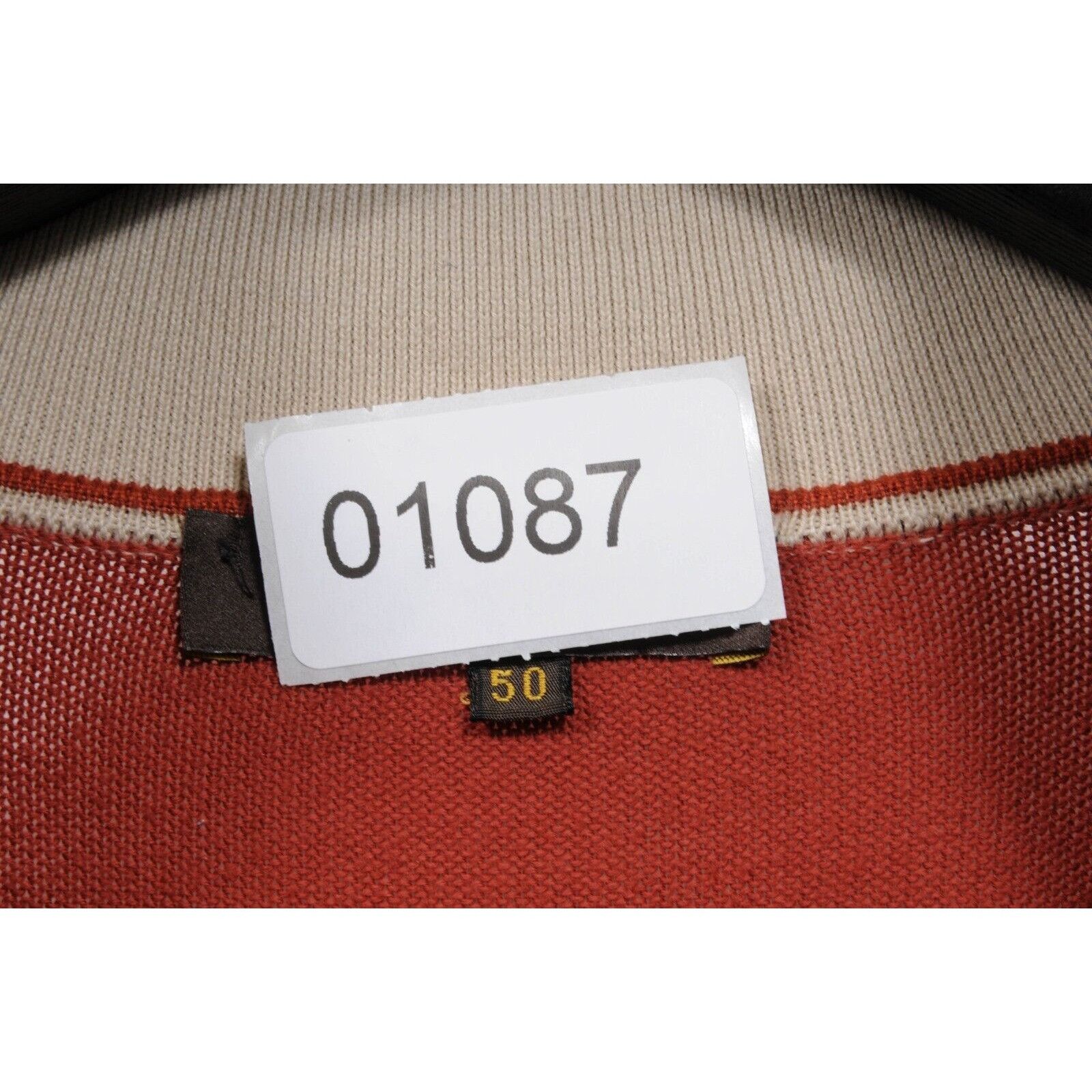 Loro Piana 3/4 Zip Turtleneck Sweater 50 Burnt Orange Pullover - 01087 Size US M / EU 48-50 / 2 - 9 Thumbnail