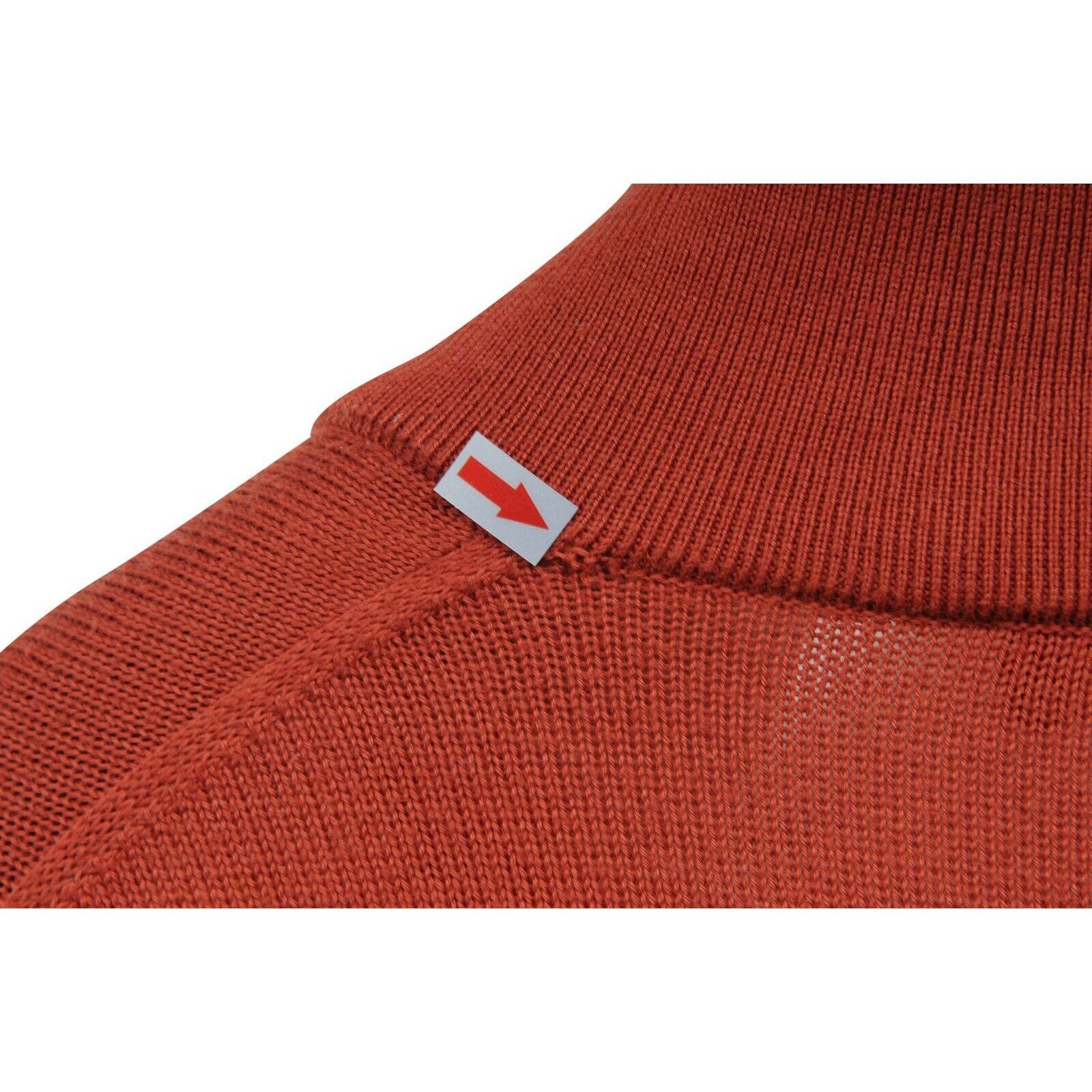 Loro Piana 3/4 Zip Turtleneck Sweater 50 Burnt Orange Pullover - 01087 Size US M / EU 48-50 / 2 - 8 Thumbnail
