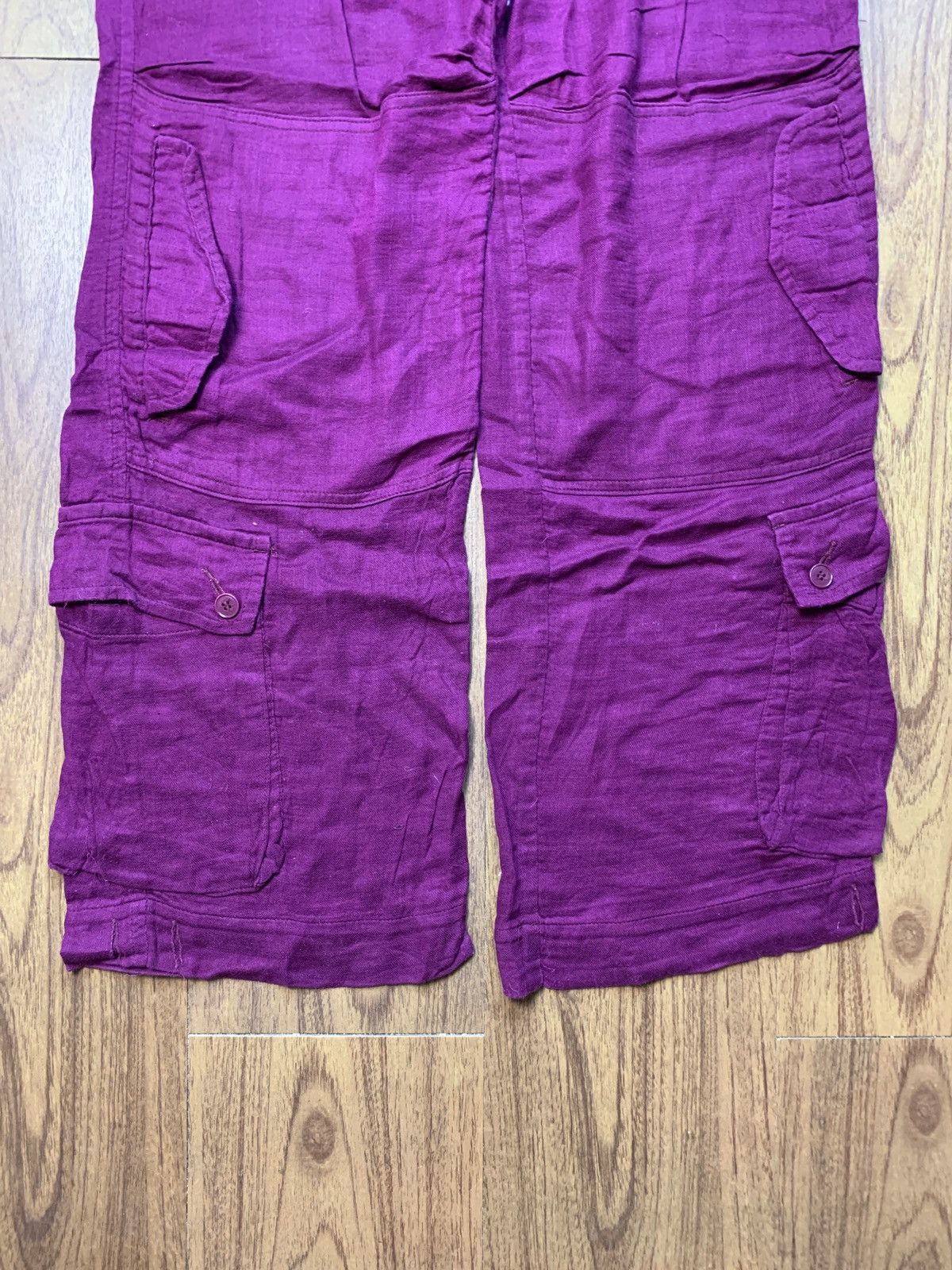 Issey Miyake Multi Pocket Light Cotton Cargo Pants Size US 32 / EU 48 - 4 Thumbnail