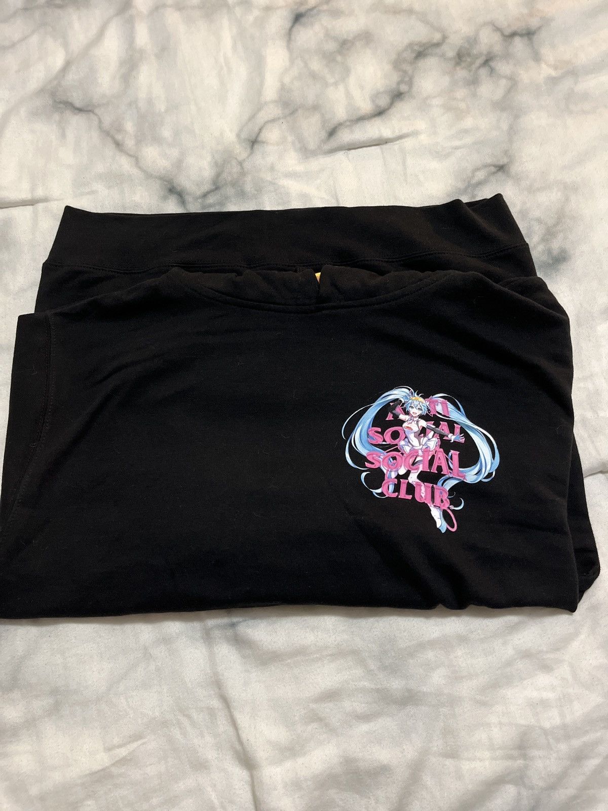 Anti Social Social Club ASSC X Good Smiling Racing Hatsune Miku Black Hoodie Size US S / EU 44-46 / 1 - 10 Thumbnail