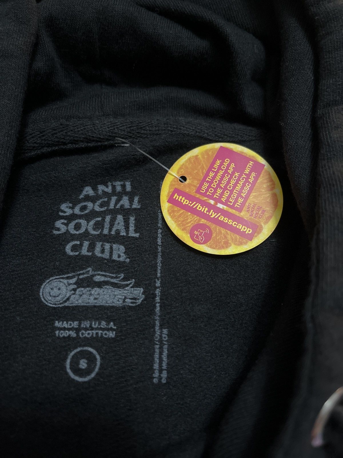 Anti Social Social Club ASSC X Good Smiling Racing Hatsune Miku Black Hoodie Size US S / EU 44-46 / 1 - 4 Thumbnail