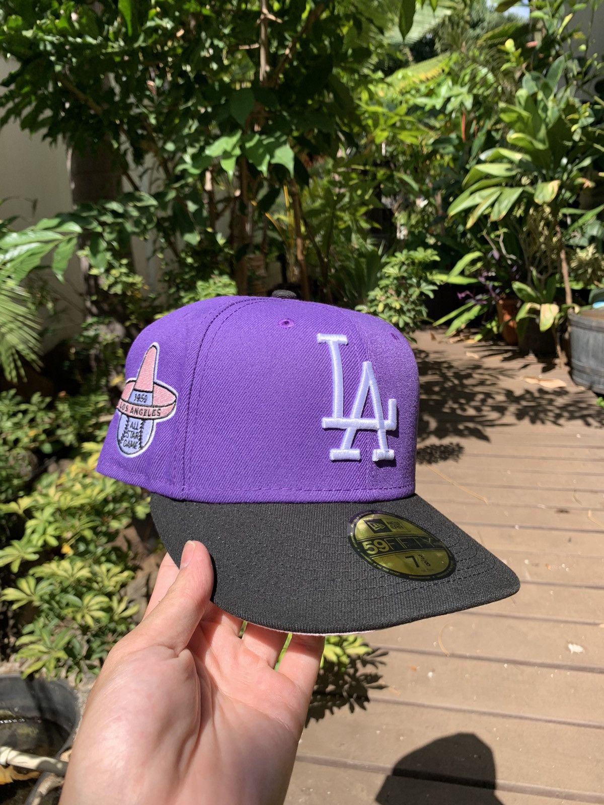 Purple and gold dodgers hat deals