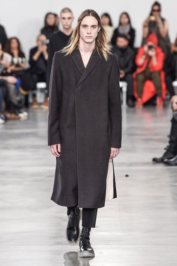 Rick Owens FW18 Sisyphus Runway Bell Coat Grailed