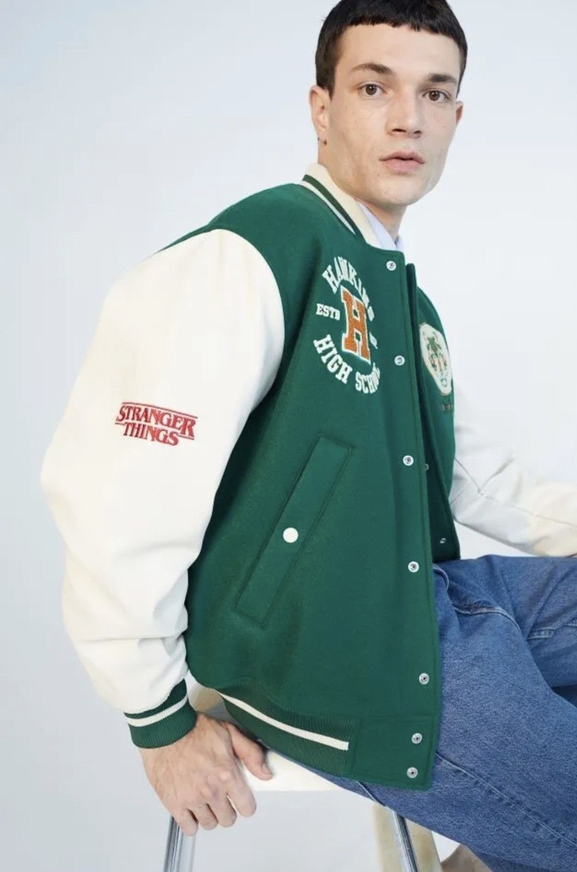 Bomber Jacket New with tags Hawkins tigers stranger things varsity