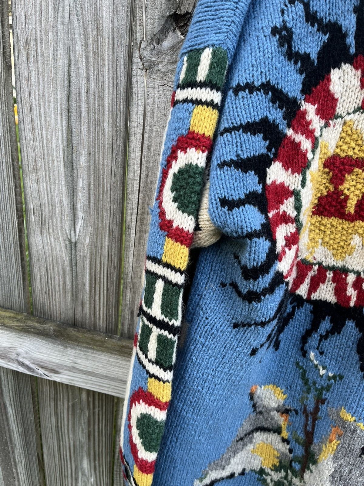 Vintage 90’s NATIVE AMERICAN BUTTON UP VINTAGE SWEATER Size US M / EU 48-50 / 2 - 7 Thumbnail