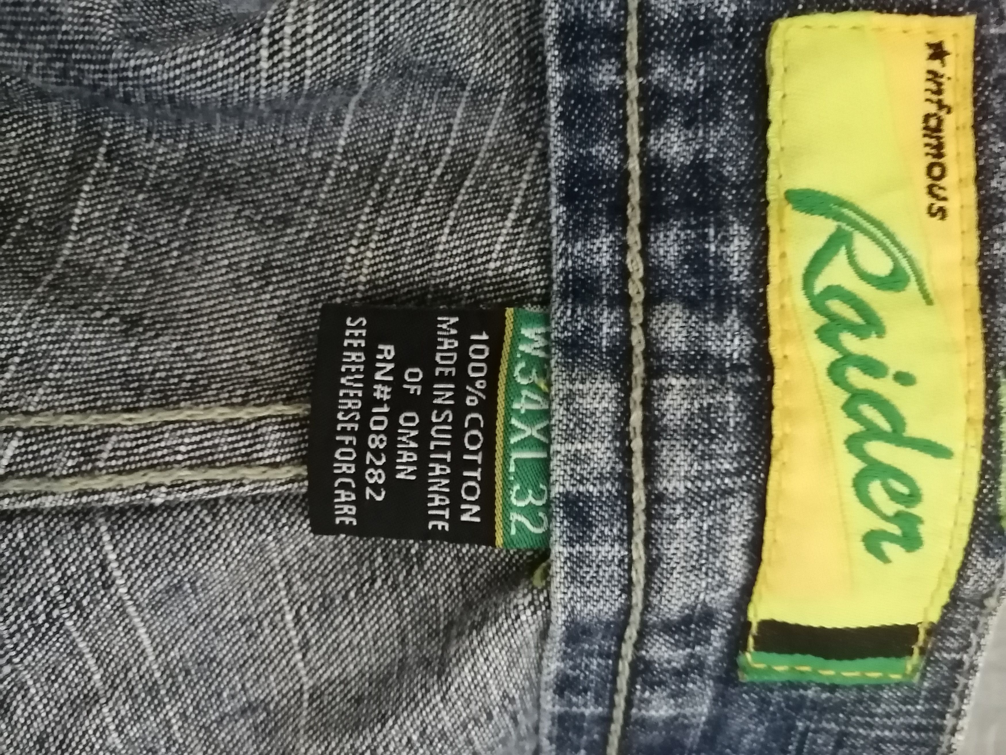 Sports Specialties Infamous RAIDER Jeans Size US 34 / EU 50 - 8 Thumbnail