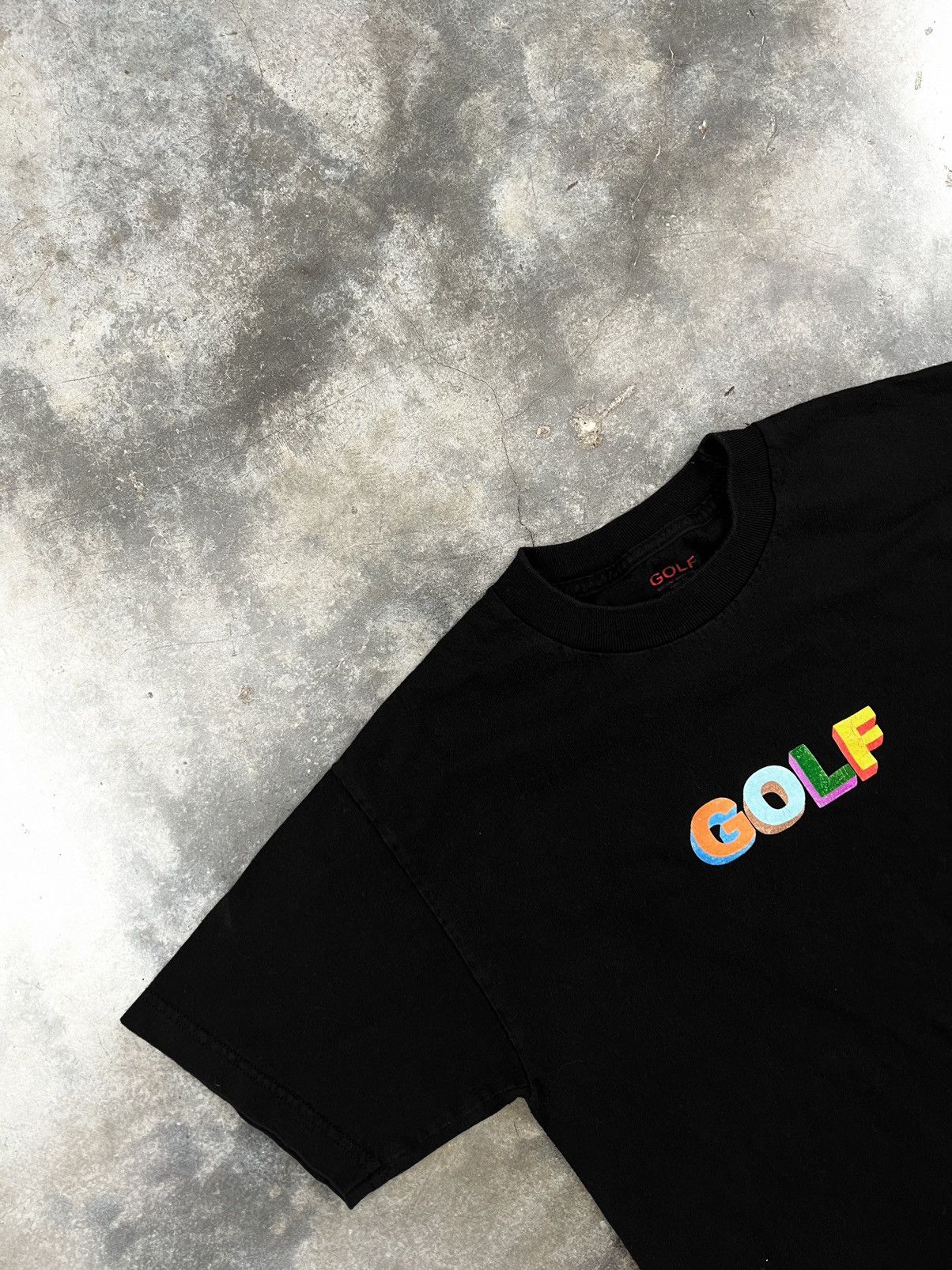 Golf Wang Golf Wang 3D Letter Logo Tee Black Sz. Small Size S / US 4 / IT 40 - 2 Thumbnail