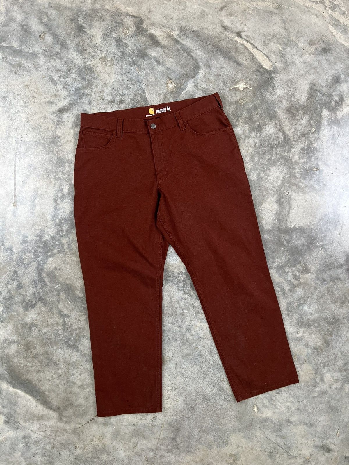 Carhartt Carhartt Burgundy Painter / Carpenter Work Pants Sz. 36 Size US 36 / EU 52 - 4 Thumbnail