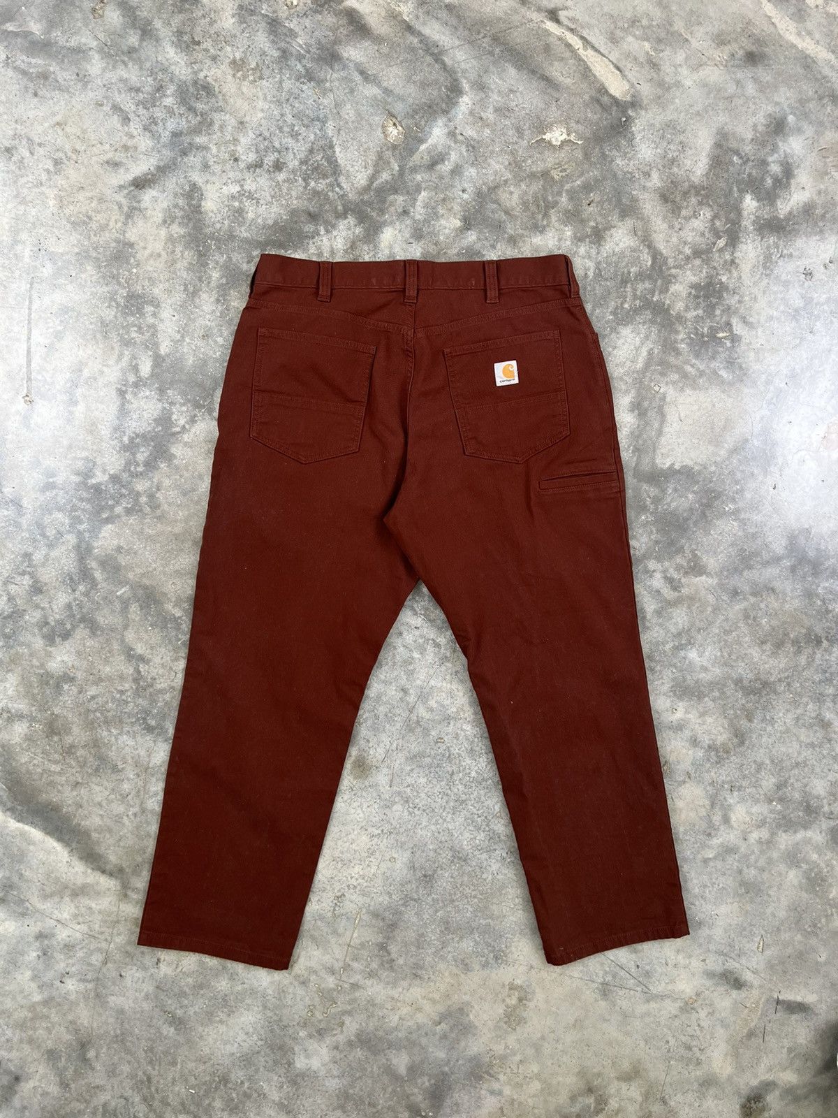 Carhartt Carhartt Burgundy Painter / Carpenter Work Pants Sz. 36 Size US 36 / EU 52 - 2 Thumbnail