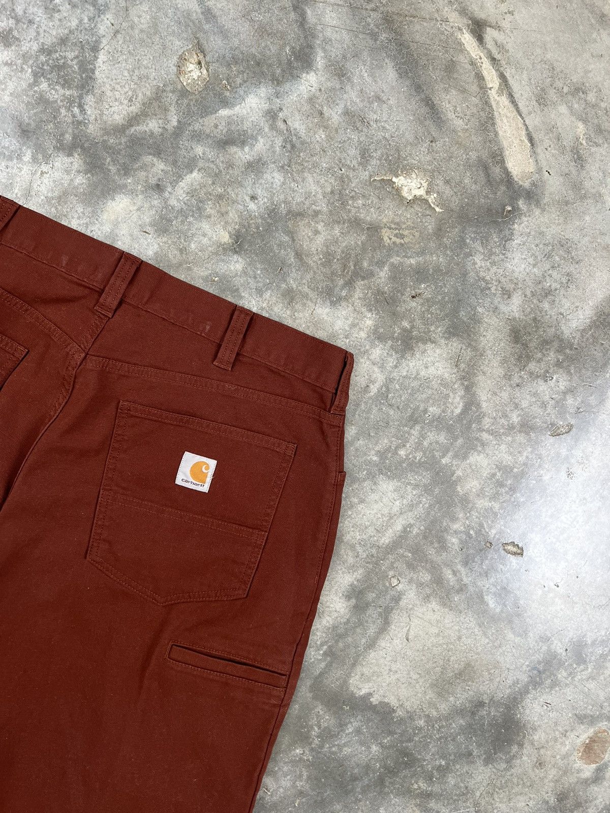 Carhartt Carhartt Burgundy Painter / Carpenter Work Pants Sz. 36 Size US 36 / EU 52 - 3 Thumbnail