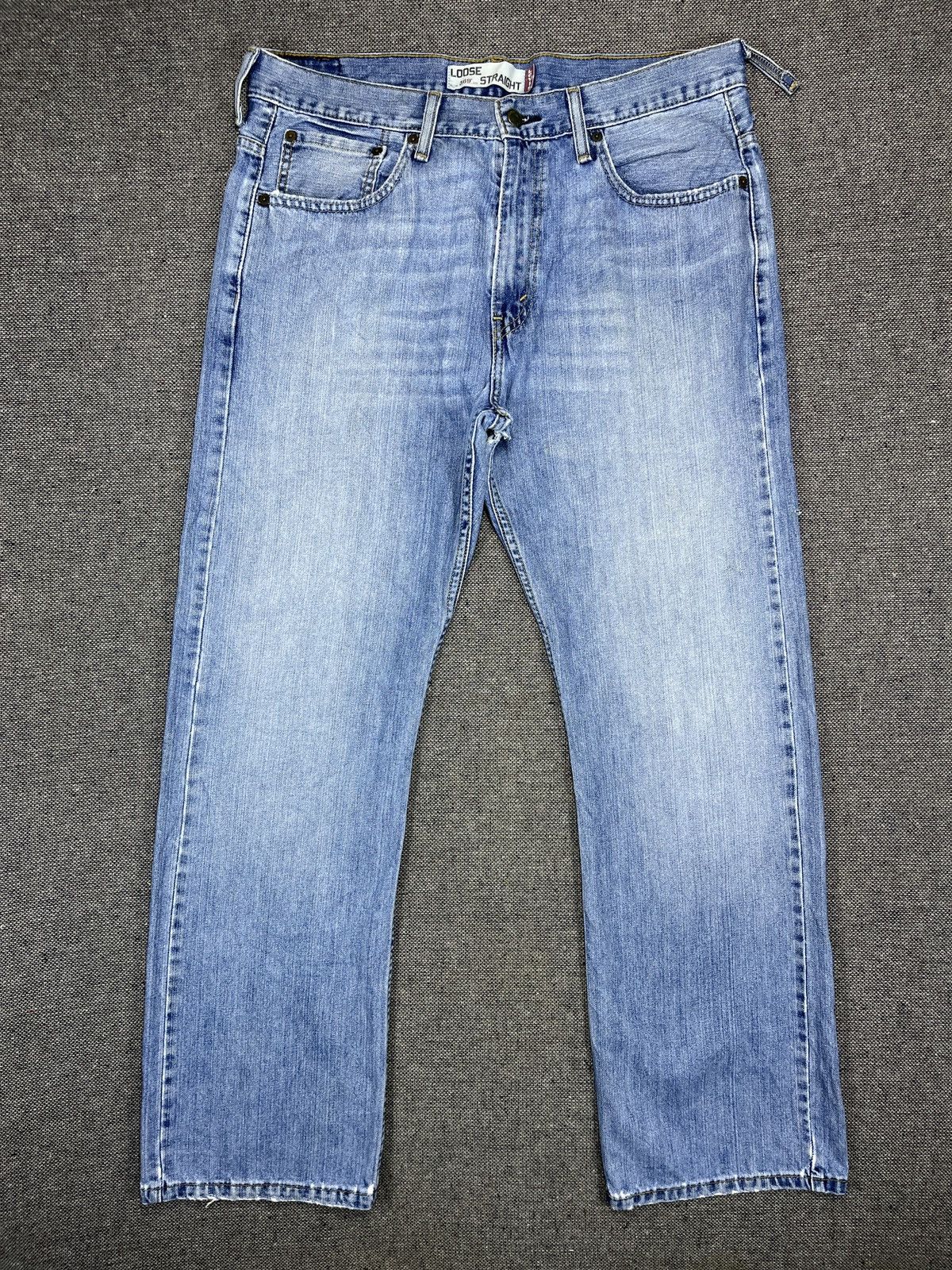 Vintage Levis 569 Distressed Loose Straight Jeans J222 - Main Image