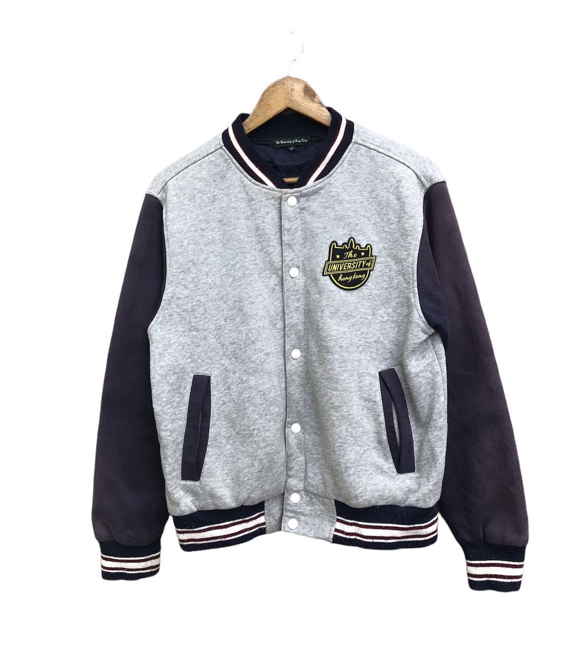 Japanese Brand The University of Hong Kong Varsity Contton jacket Grailed