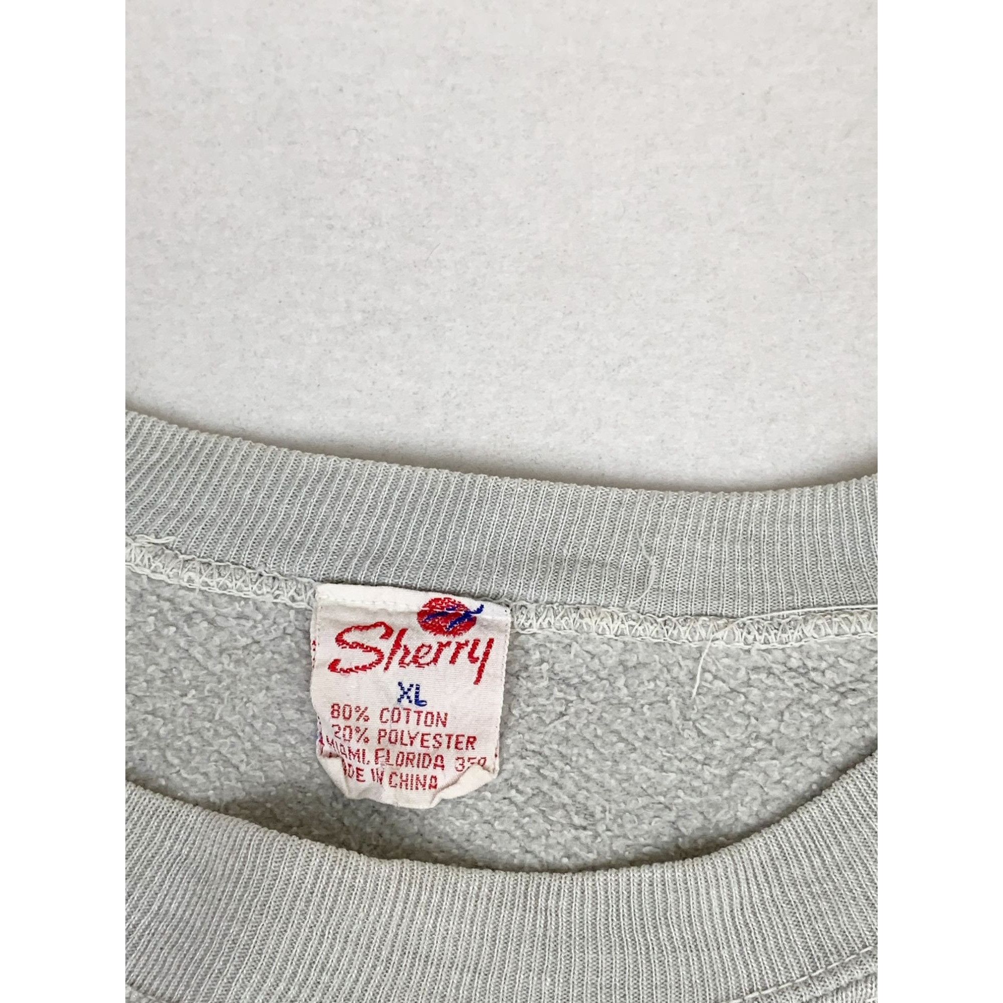 Vintage Miami Florida Sweatshirt Seashells Tourist Beach