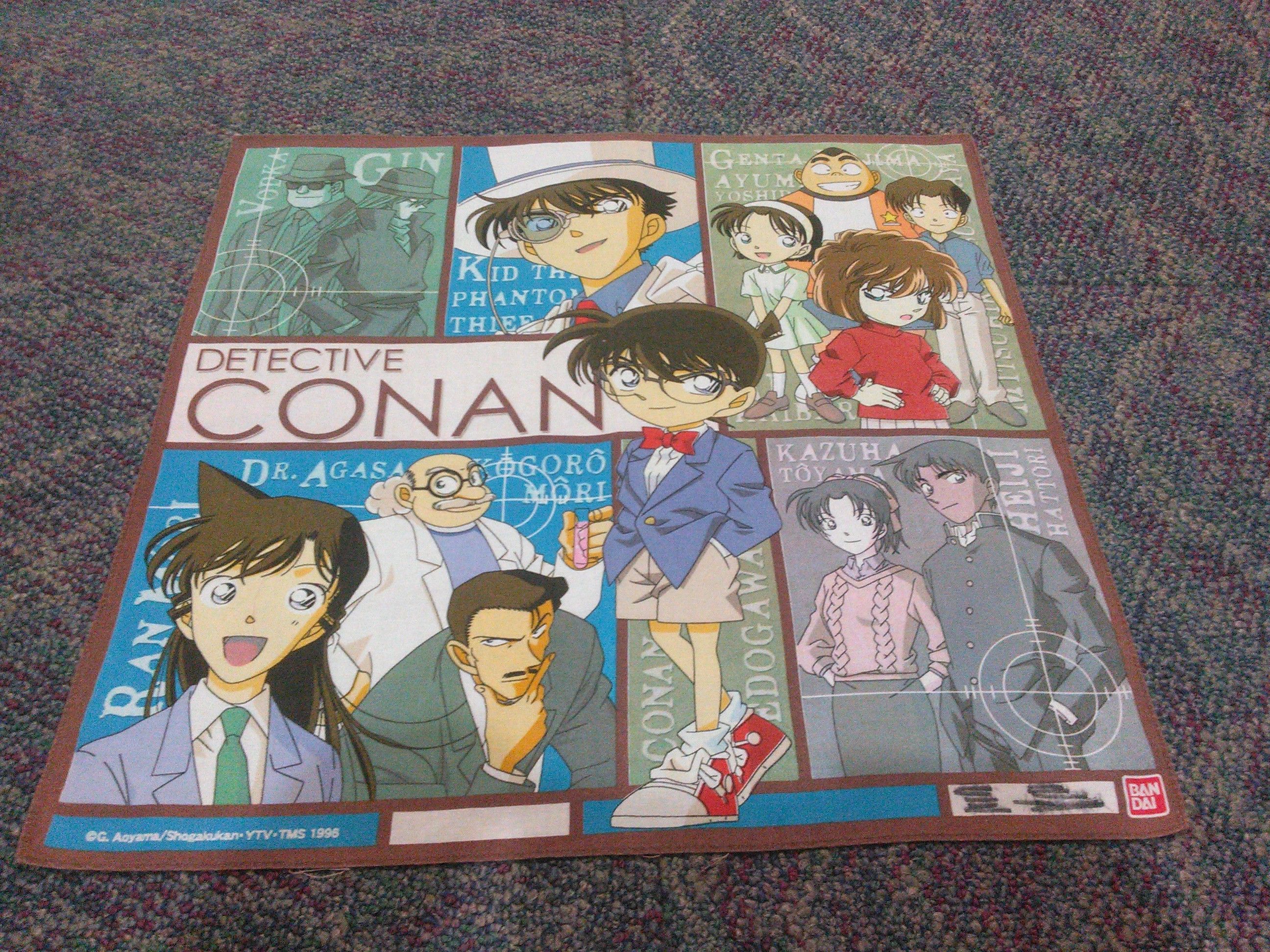 Anime Conan Bandana Handkerchief PocketSquare Neckerchief Size ONE SIZE - 1 Thumbnail