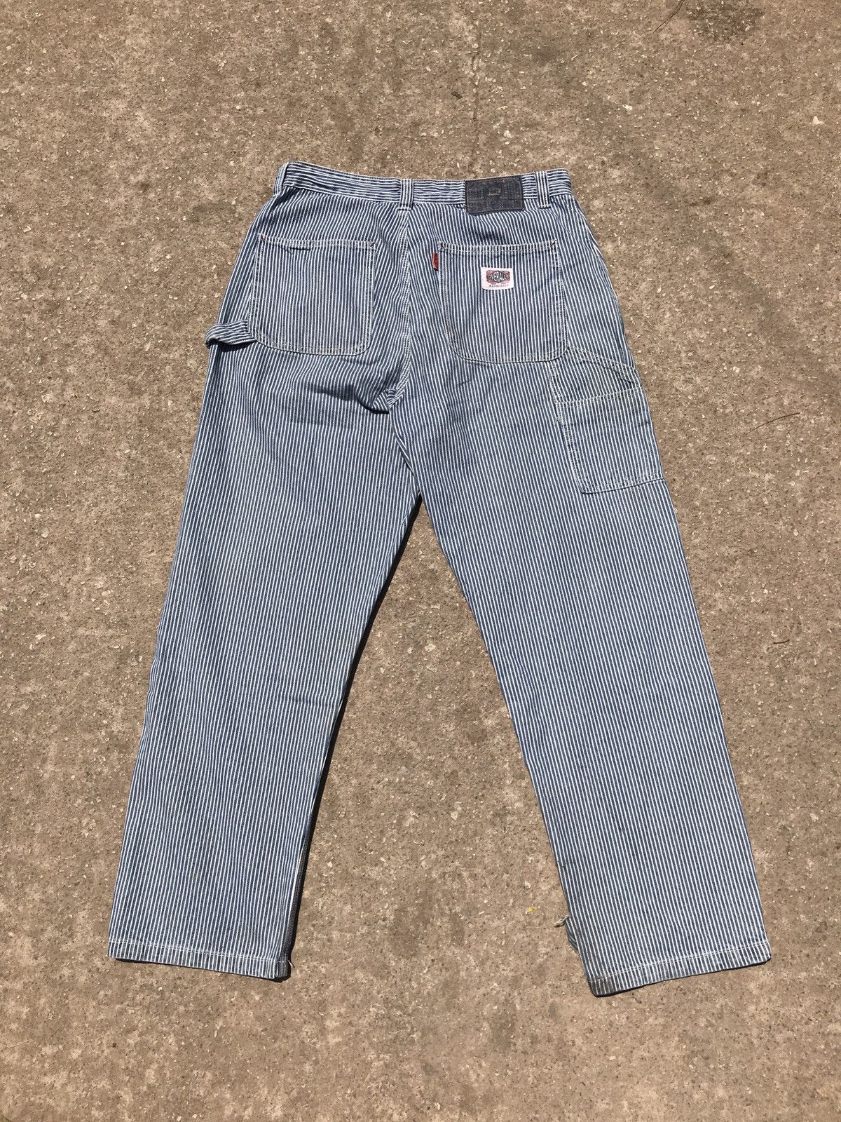Handmade Vintage Hunley Rough Hickory Carpenter Pants Size US 32 / EU 48 - 1 Thumbnail