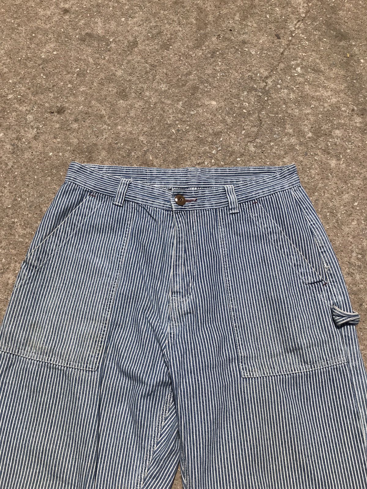 Handmade Vintage Hunley Rough Hickory Carpenter Pants Size US 32 / EU 48 - 3 Thumbnail