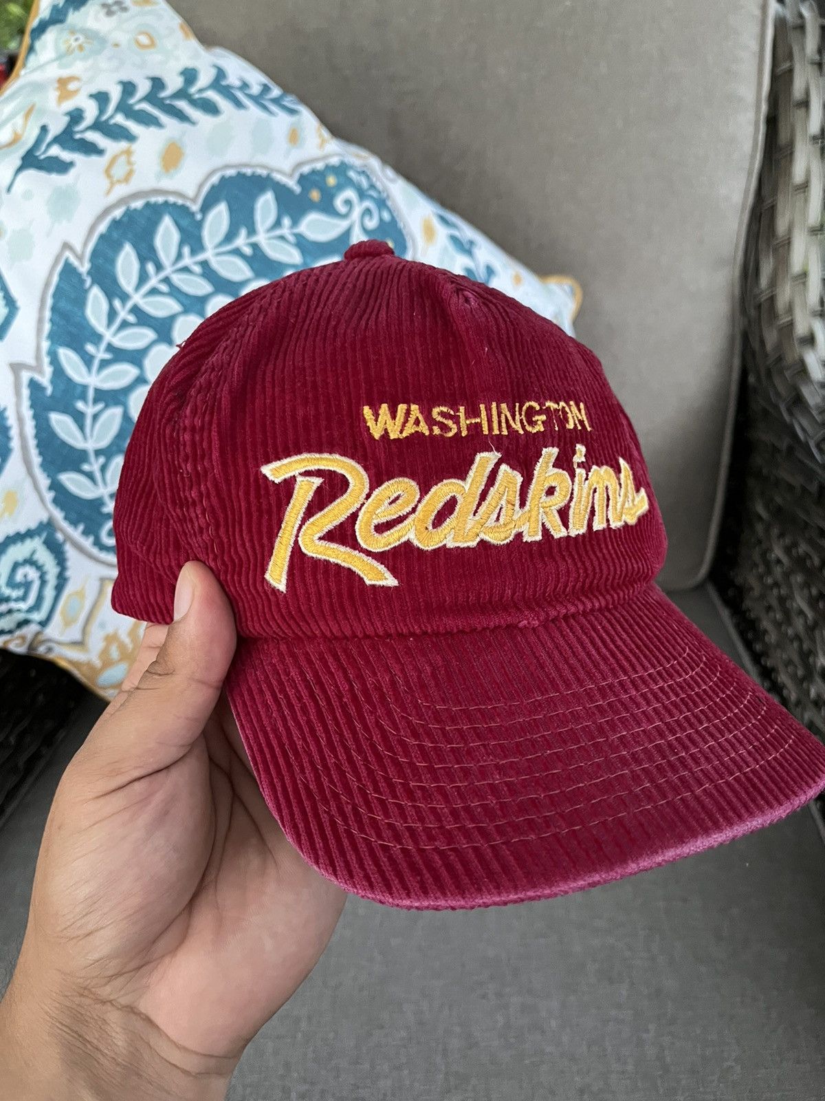 SPORTS SPECIALTIES CAP RED SKINS ビンテージ Vintage Sports Specialties NFL Redskins Logo Athletic Splash