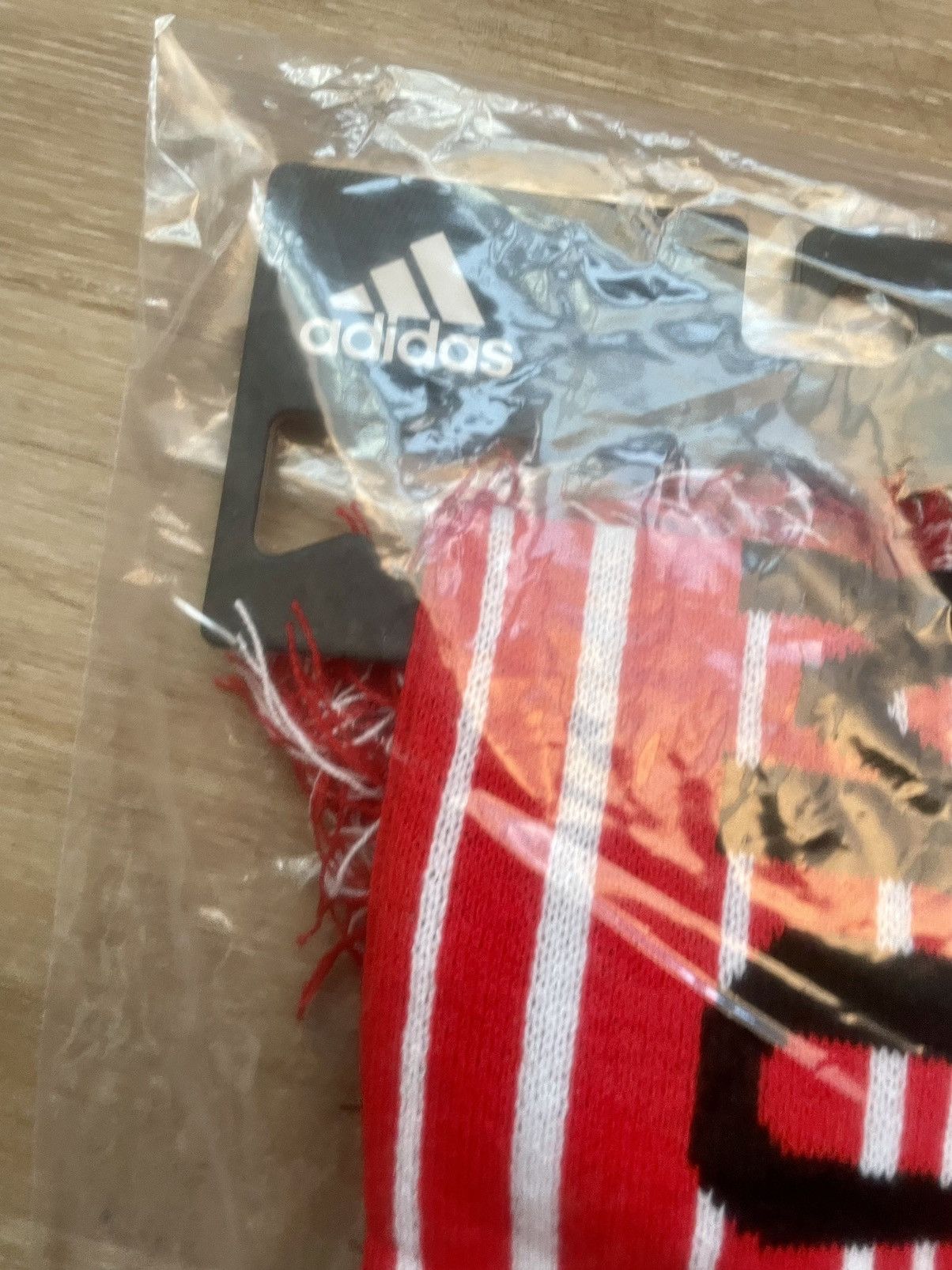 Adidas Adidas x FC BAYERN MUNICH TASSELED SUPPORTER SCARF RED/WHITE Size ONE SIZE - 7 Thumbnail