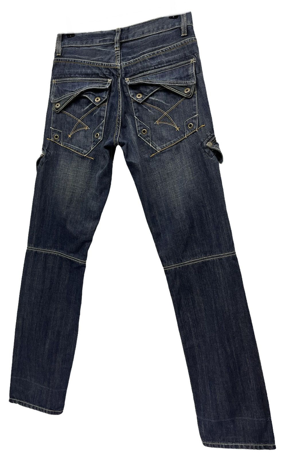 Japanese Brand RARE🔥IKKA Slant Front Pocket Bush Cargo Undercover Style Size US 29 - 7 Thumbnail
