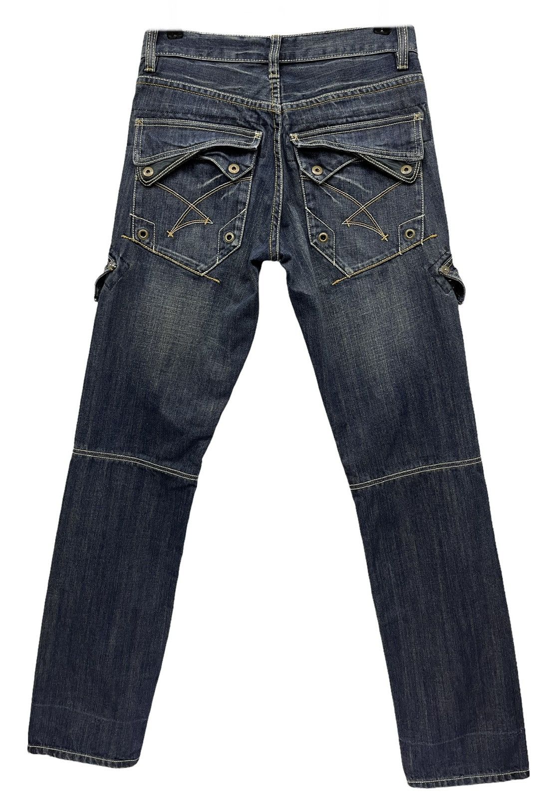 Japanese Brand RARE🔥IKKA Slant Front Pocket Bush Cargo Undercover Style Size US 29 - 5 Thumbnail