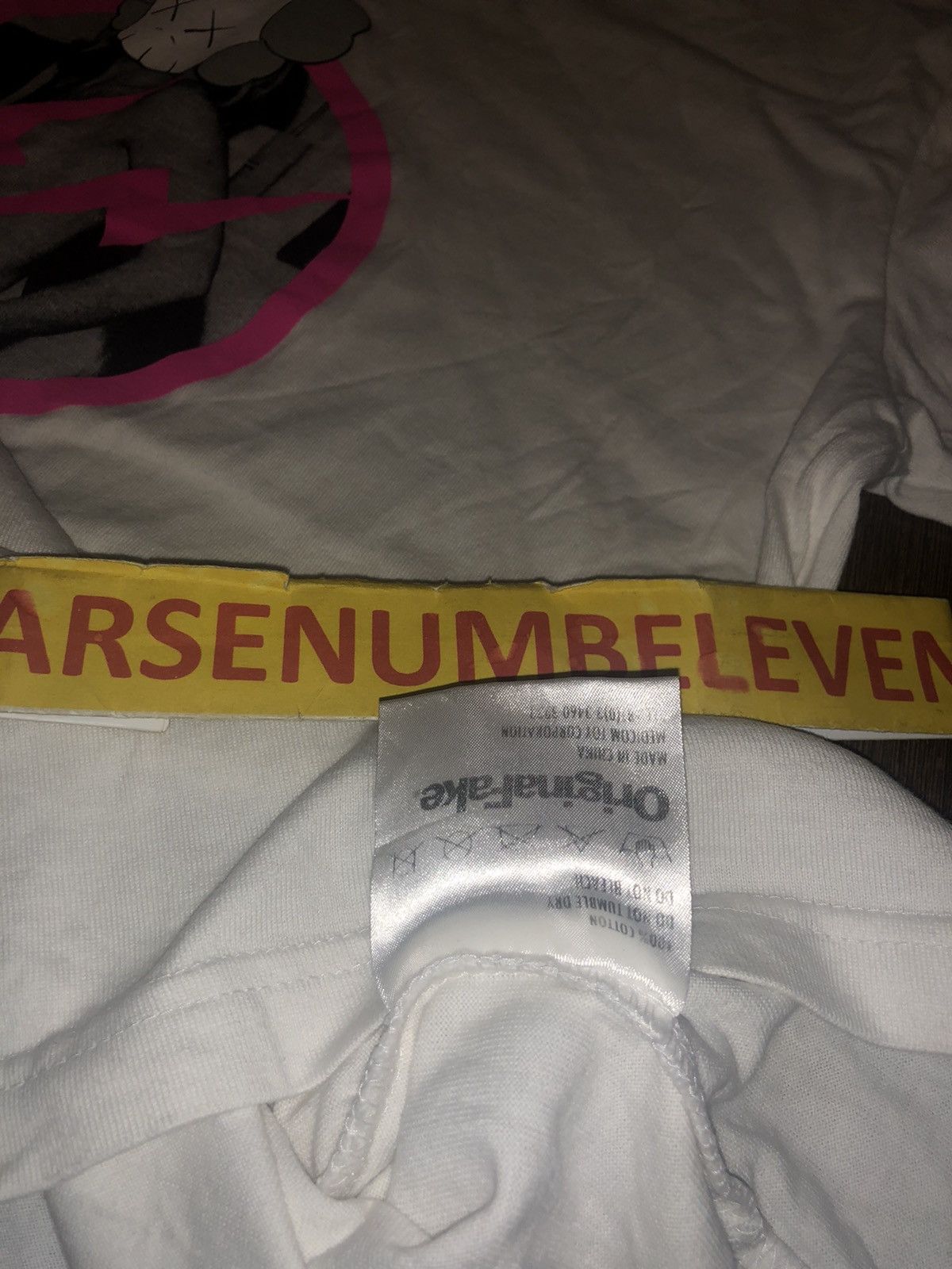 Fragment Design × Kaws × Original Fake Originalfake x fragment Kaws rare pink used original fake Size US XL / EU 56 / 4 - 4 Thumbnail