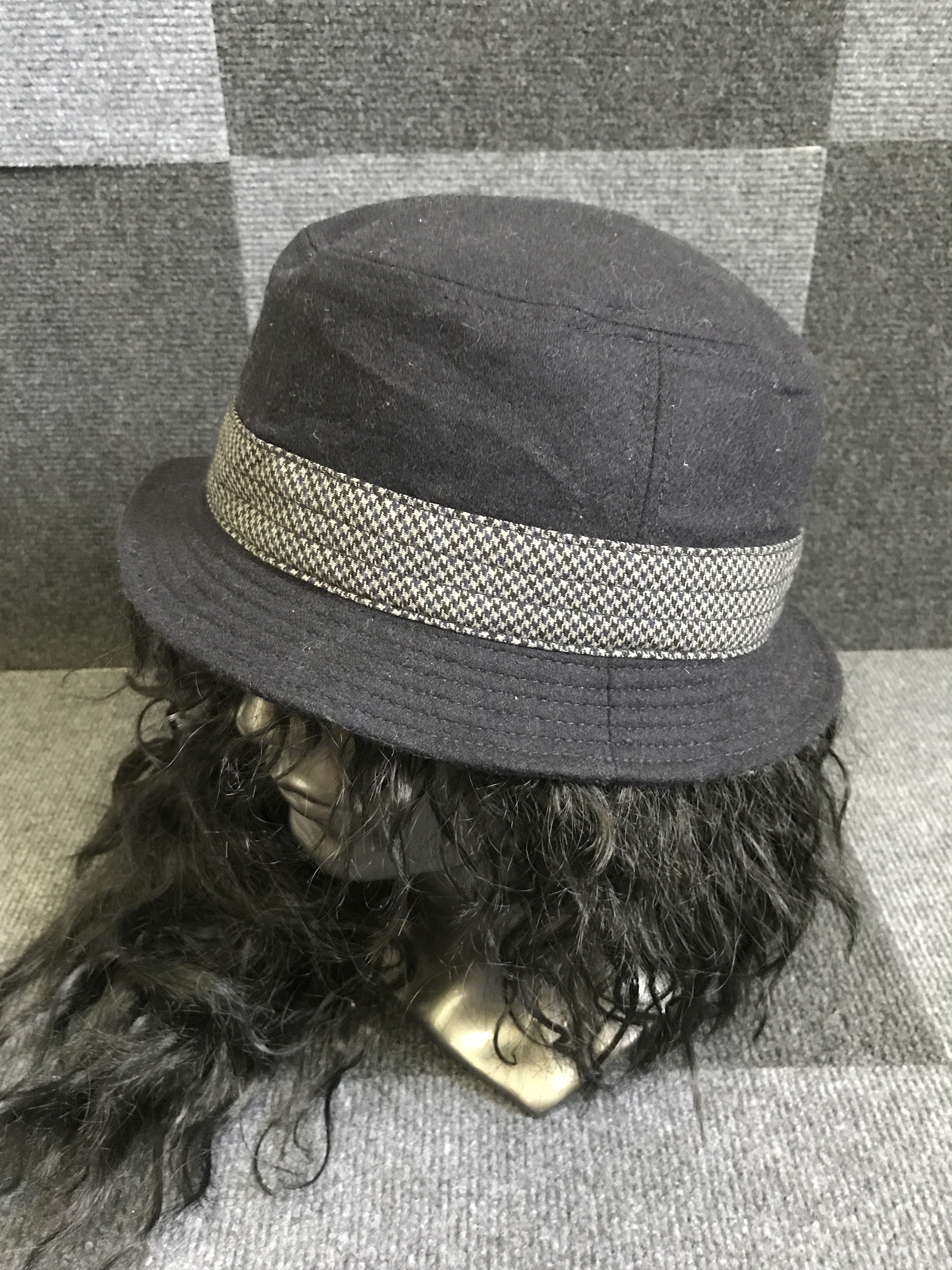 Japanese Brand BSC53 Trophy Biker Denim Japan Wool Hat Size ONE SIZE - 2 Thumbnail