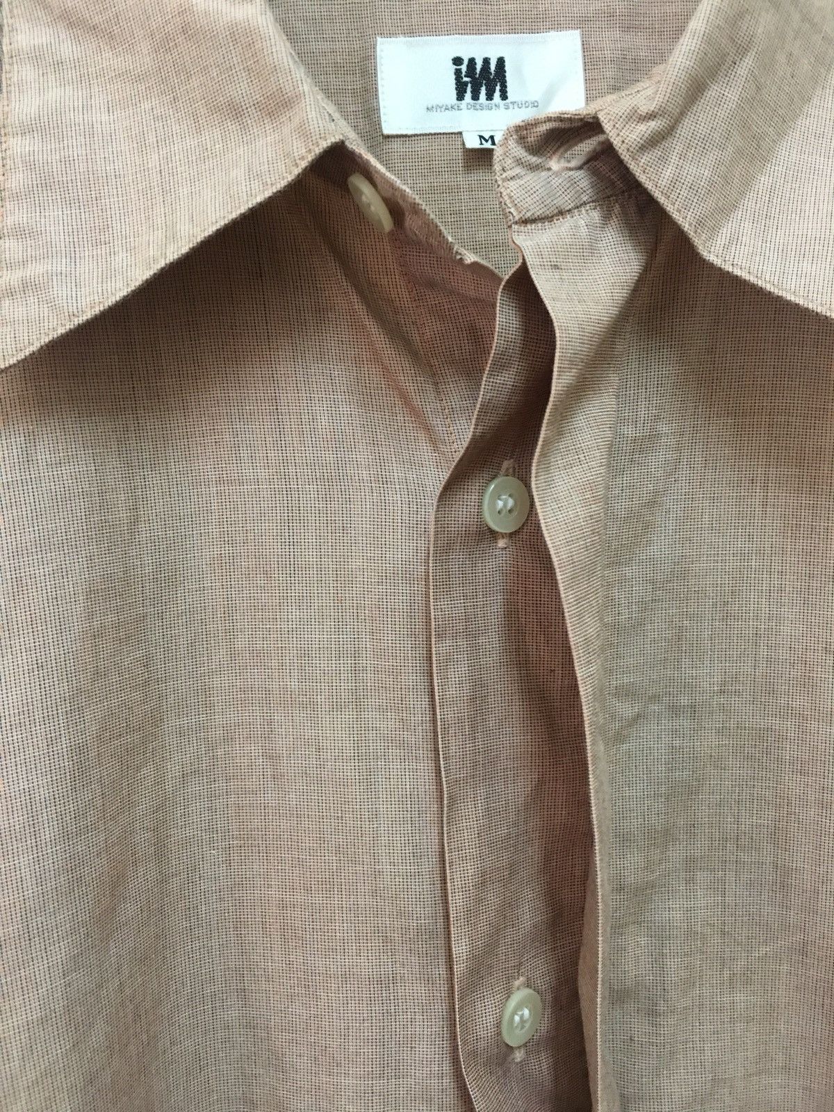 Vintage Issey Miyake Button Up Collar Shirt Size US M / EU 48-50 / 2 - 3 Thumbnail