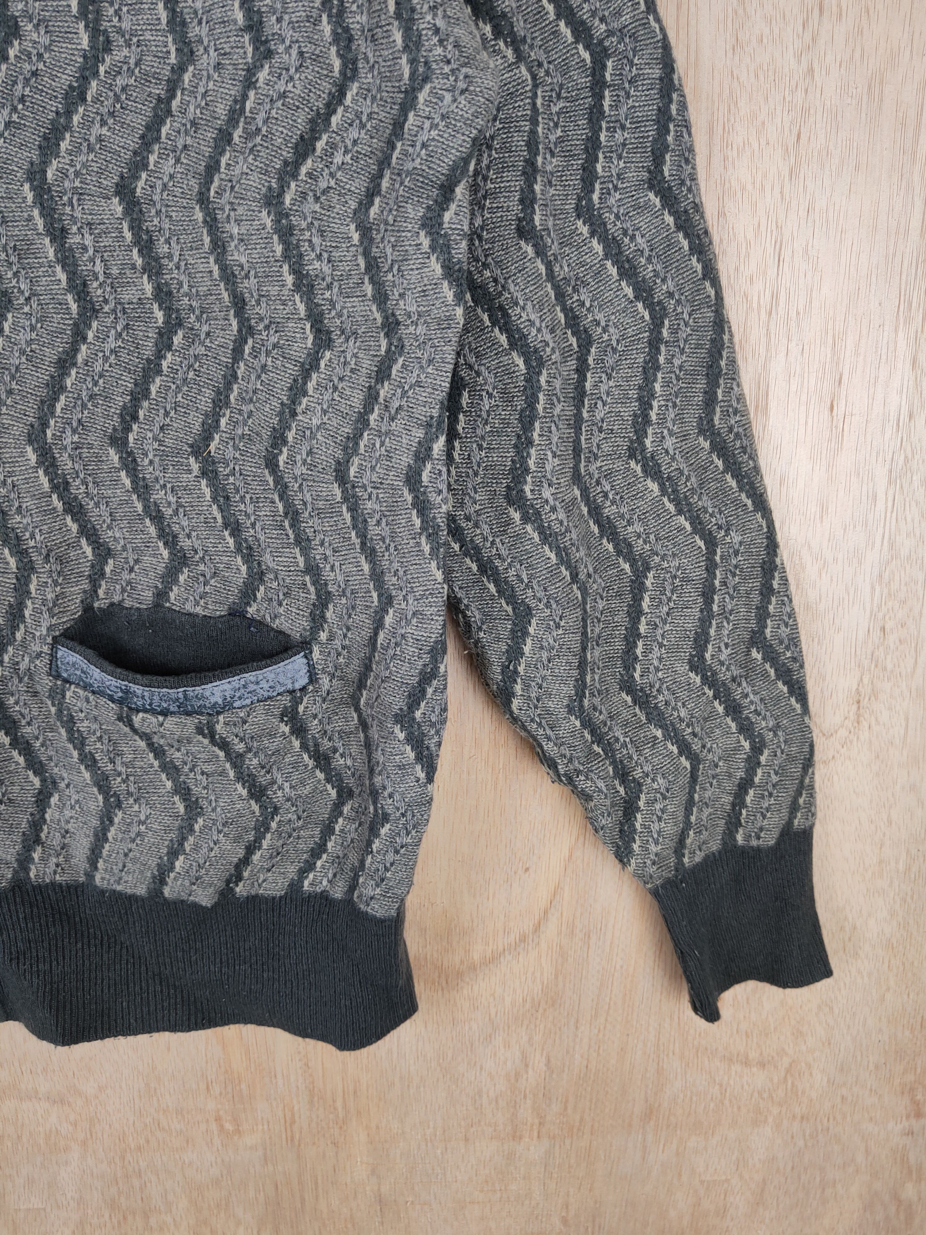 Vintage Cashmere Gray art cardigan Knitwear #4285 Size US L / EU 52-54 / 3 - 4 Thumbnail