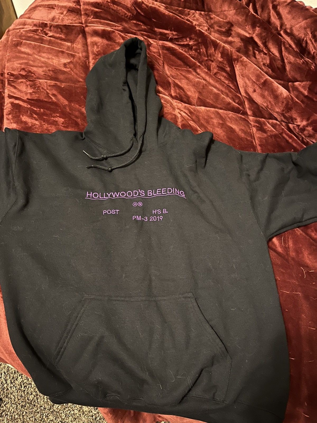 post malone hollywood's bleeding hoodie