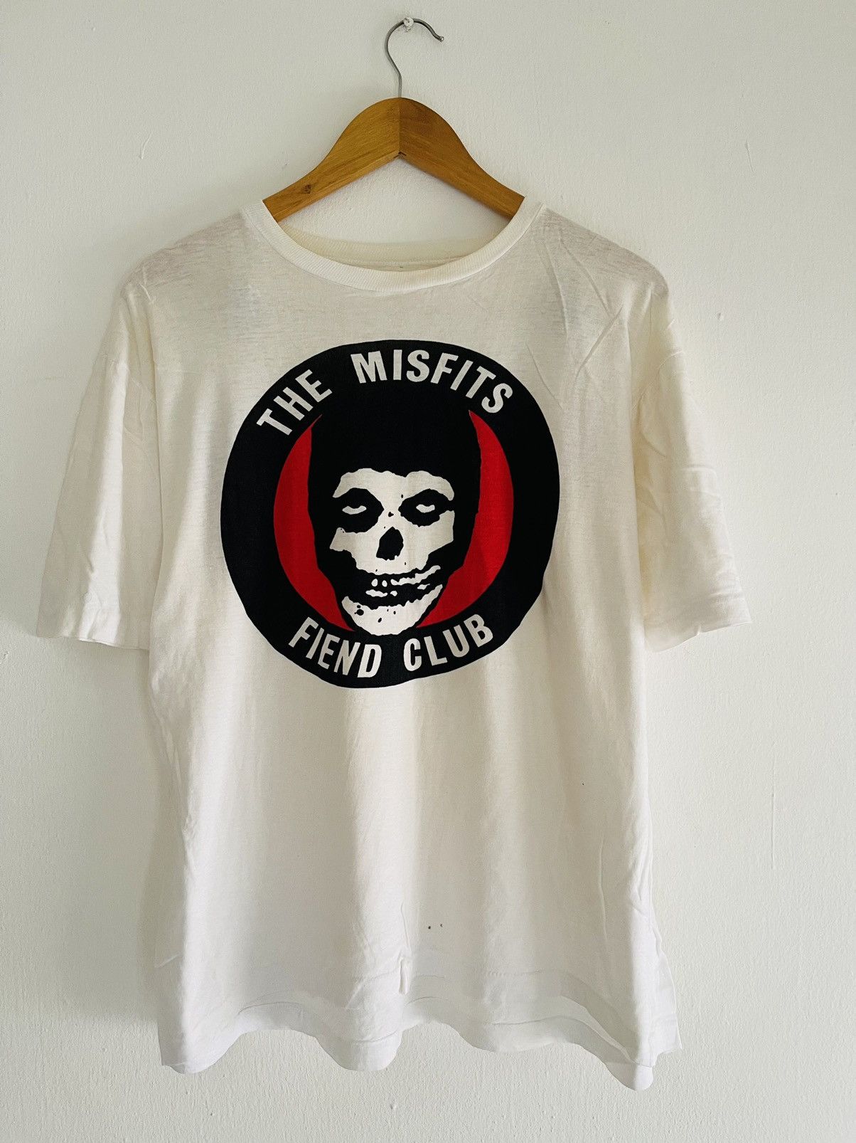Vintage 80’s The Misfits Fiend Club Horror Punk Music W1