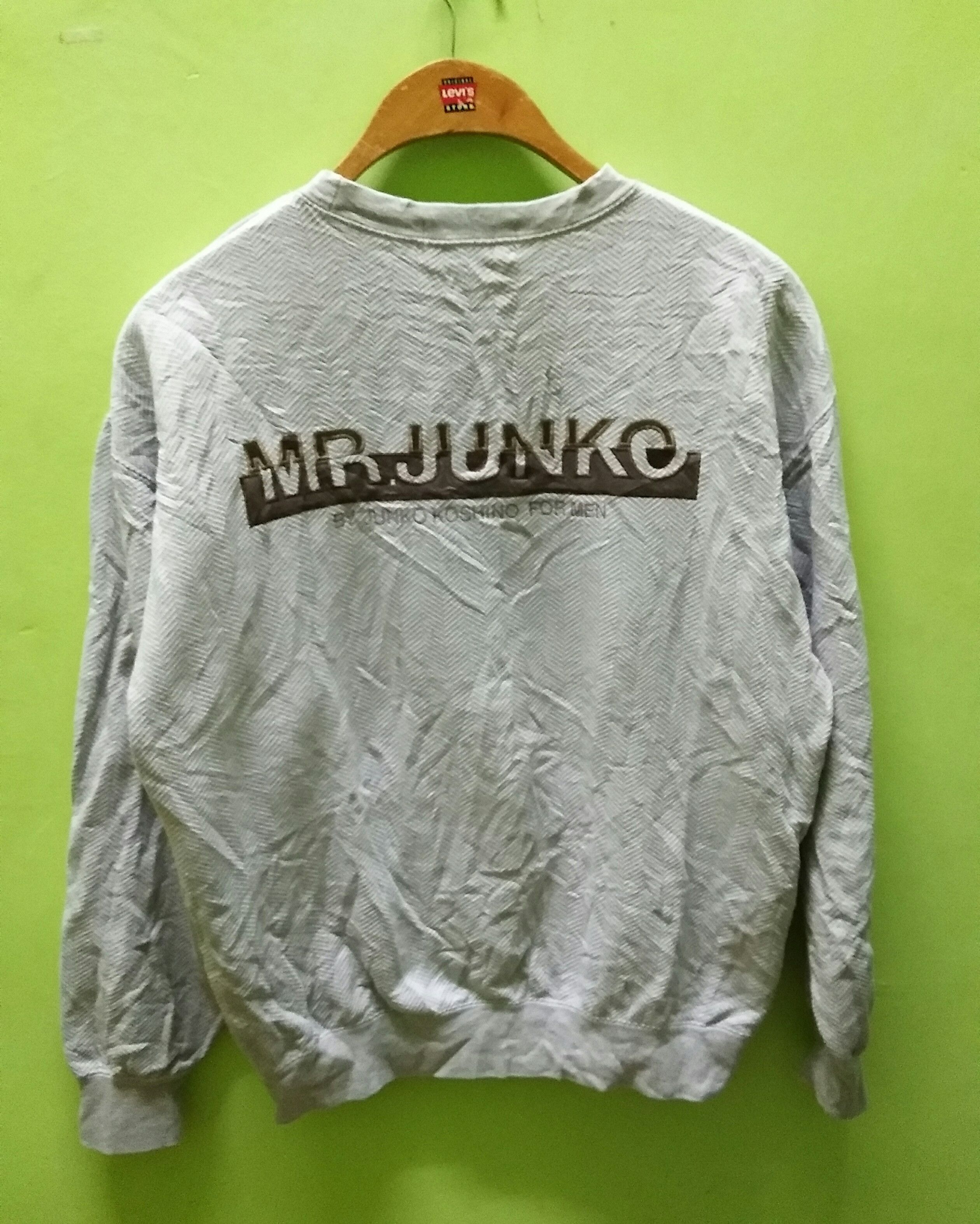 Mr. Junko Mr Junko by Junko Koshino sweatshirt embroidery spell out Size US M / EU 48-50 / 2 - 1 Thumbnail