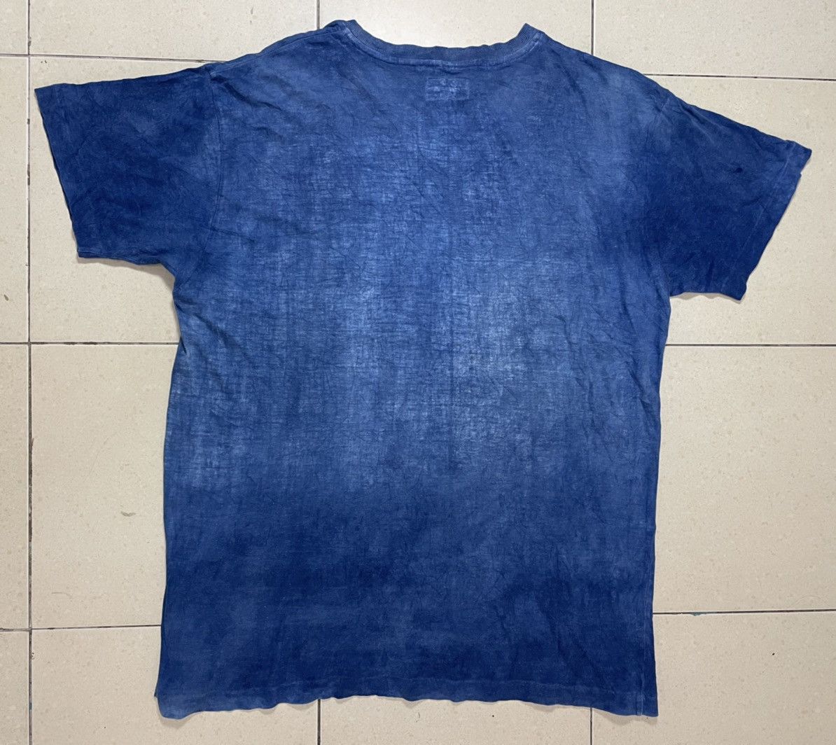 Blue Blue Japan × Indigo × Japanese Brand Vintage 90’ Blue Blue Japan pure Indigo Tee Size US M / EU 48-50 / 2 - 2 Thumbnail